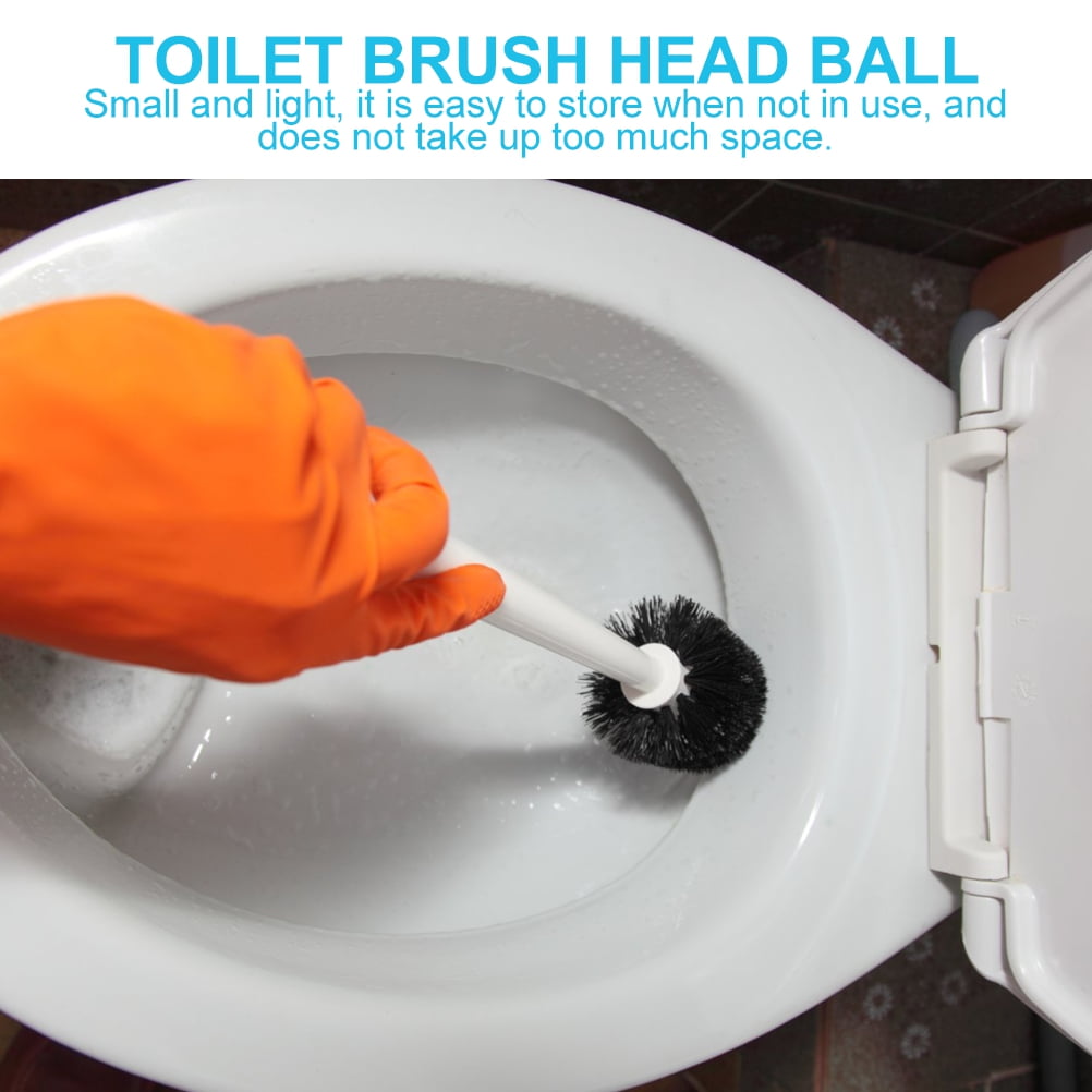 5 Pcs Brush Head Toilet Eco Refills Scrubber Heads Brushes Bowl Black - Image 6