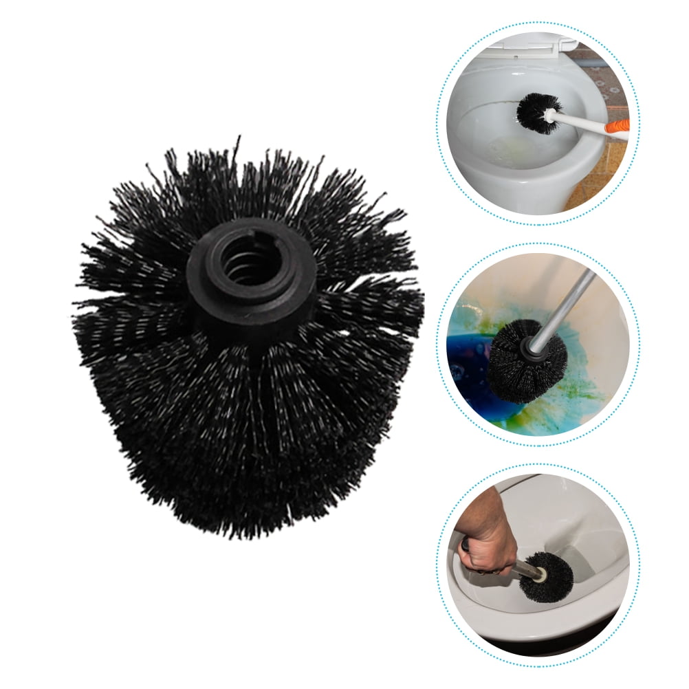 5 Pcs Brush Head Toilet Eco Refills Scrubber Heads Brushes Bowl Black - Image 7