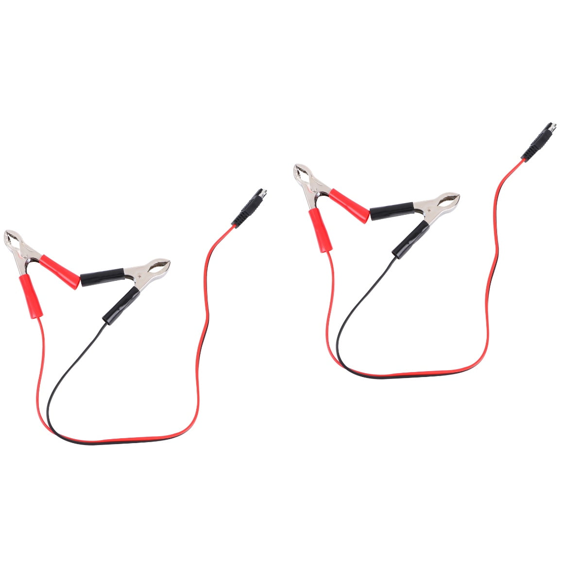 SKISUNO SAE to Alligator Clips Adapter PVC 2Pack for Car Battery and Power Supply - Image 1