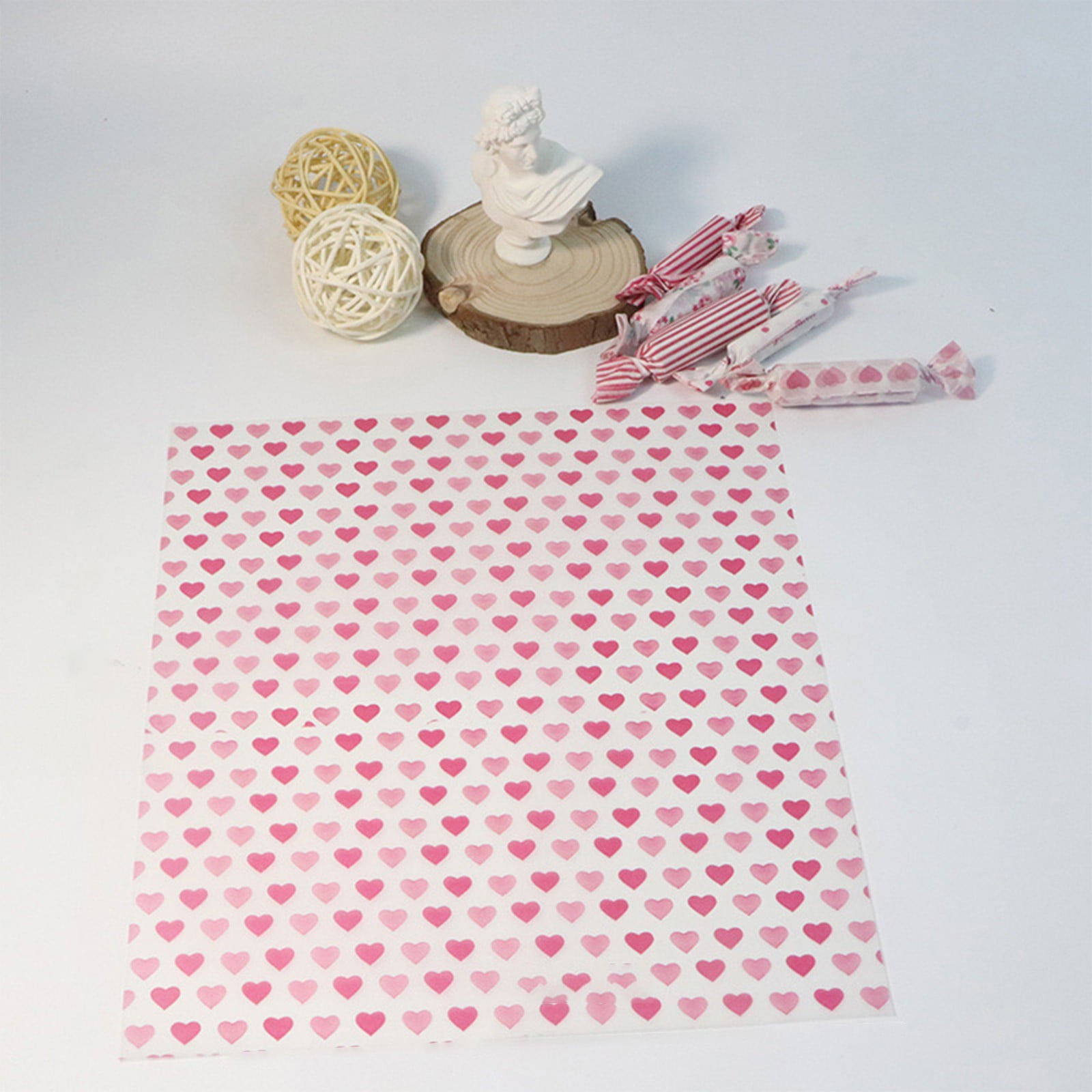 Darzheoy Wax Paper, Food Picnic Paper, 50 sheets Grease Proof Paper, Waterproof Dry Hamburger Paper Liners Wrapping Tissue for Plastic Food Basket A - Image 4