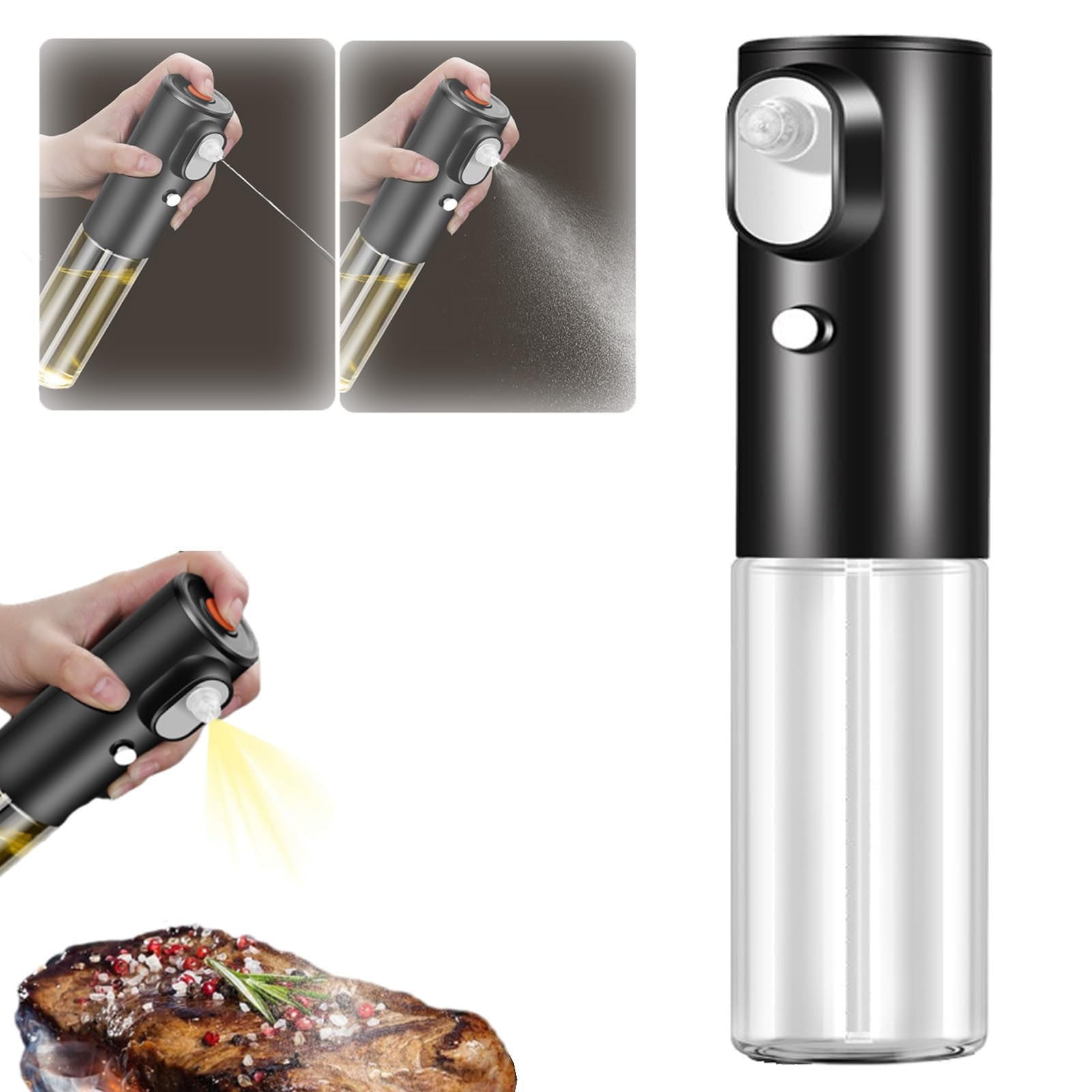 Darzheoy Electric Butter Sprayer, 7oz Popcorn Butter Dispenser, Continuous Spray with Portion Control, Oil Sprayer and Dispenser Cooking for Popcorn, Kitchen Gadgets White - Image 4