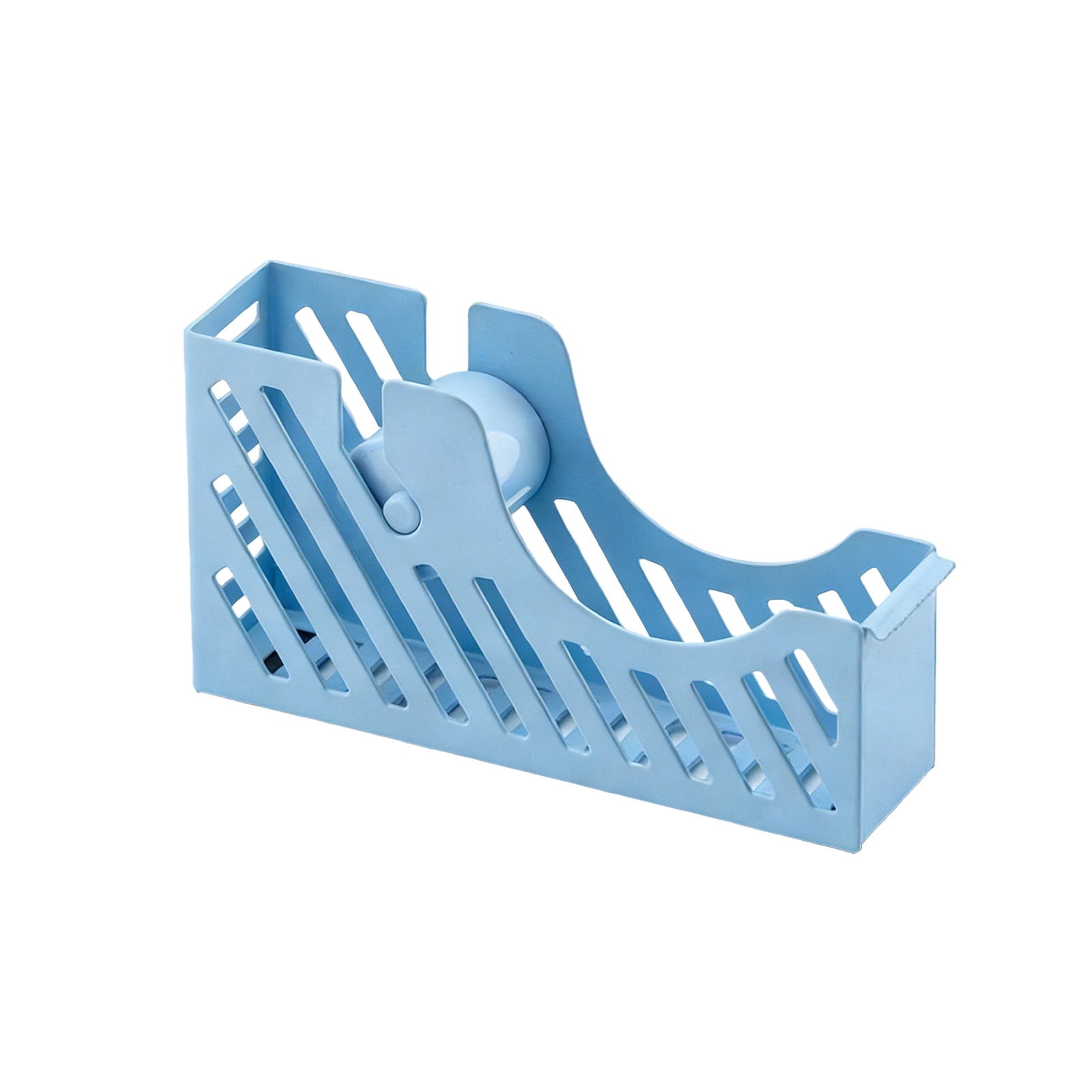 Darzheoy Desktop Tape Dispenser Adhesive Roll Holder Desk Accessories Home Office Tape Dispensers, Weighted Non-Skid Base X-Blue - Image 1