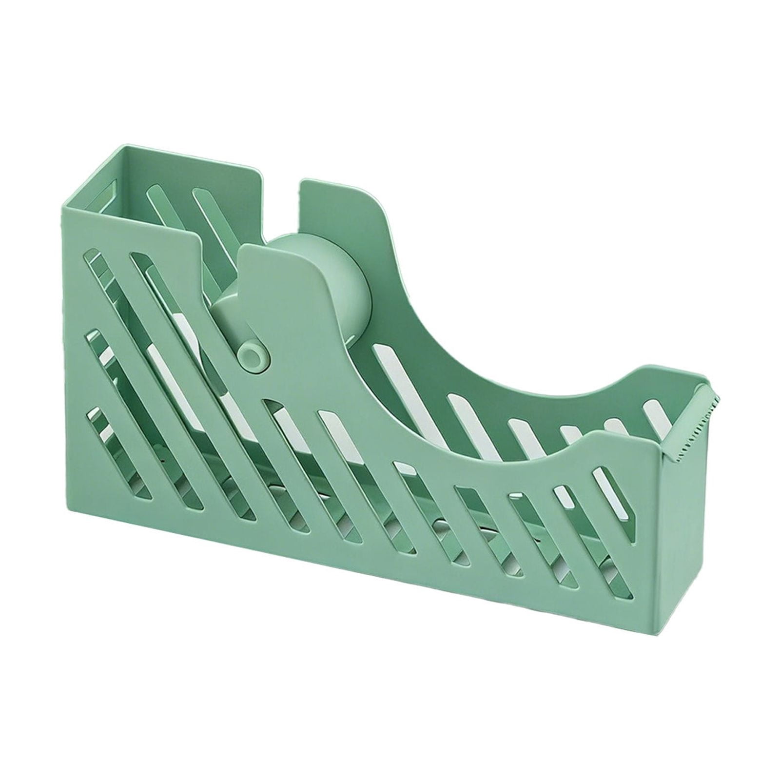 Darzheoy Desktop Tape Dispenser Adhesive Roll Holder Desk Accessories Home Office Tape Dispensers, Weighted Non-Skid Base X-Green - Image 1