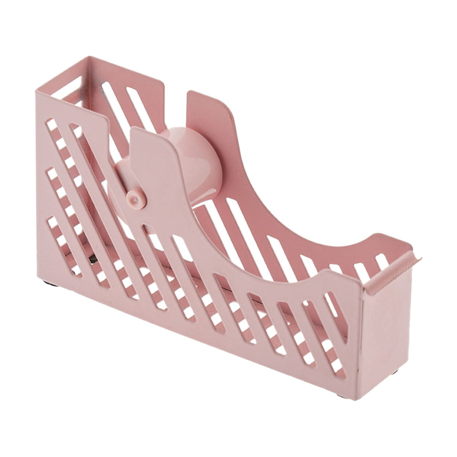 Darzheoy Desktop Tape Dispenser Adhesive Roll Holder Desk Accessories Home Office Tape Dispensers, Weighted Non-Skid Base X-Pink - Image 1