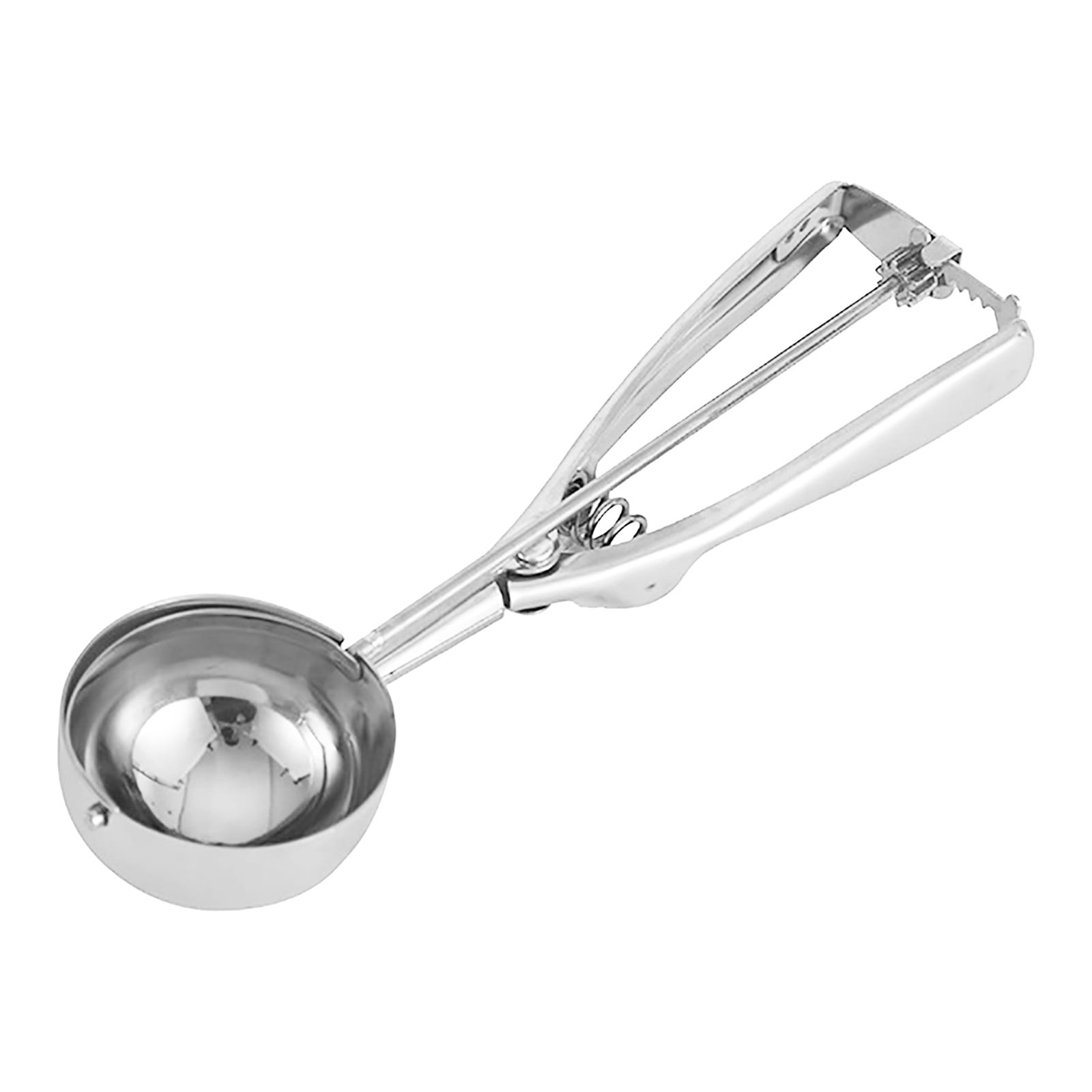 Kdkad Ice Cream Scoop, Cookie Scoops for Baking,Polished Stainless Steel Ice Cream Scoop, Different Sizes Ice Cream Spoon, Melon Balls, Biscuit Dough Baking Supplies M silvery - Image 1