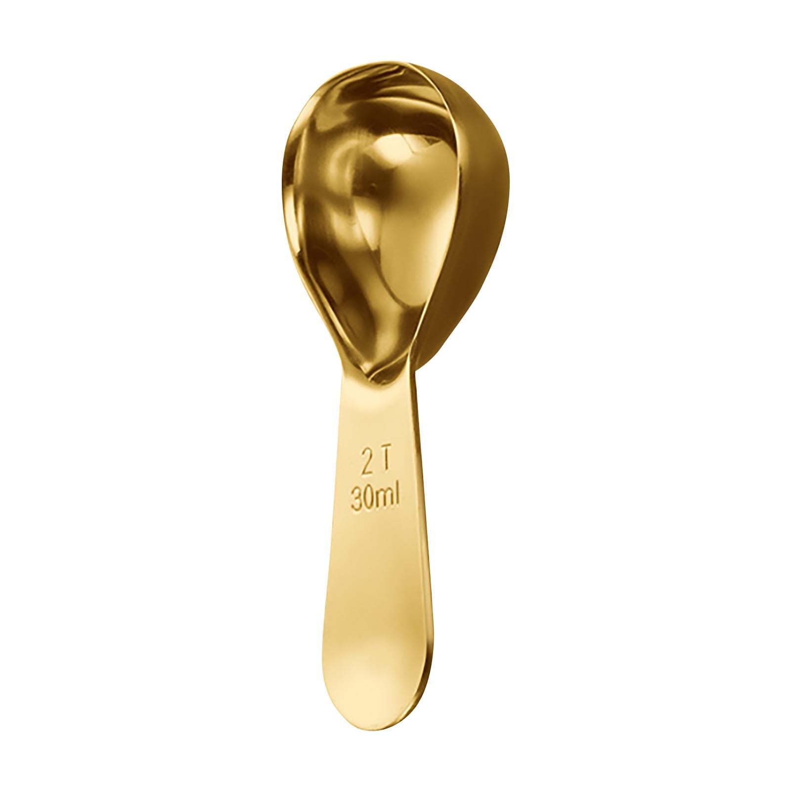 Darzheoy Coffee Scoop Stainless Steel Coffee Measuring Spoon Tablespoon Coffee Scoop Short Handle Measuring Spoon for Ground Coffee Tea Sugar Flour Coffee Scoop (30ml) B - Image 1