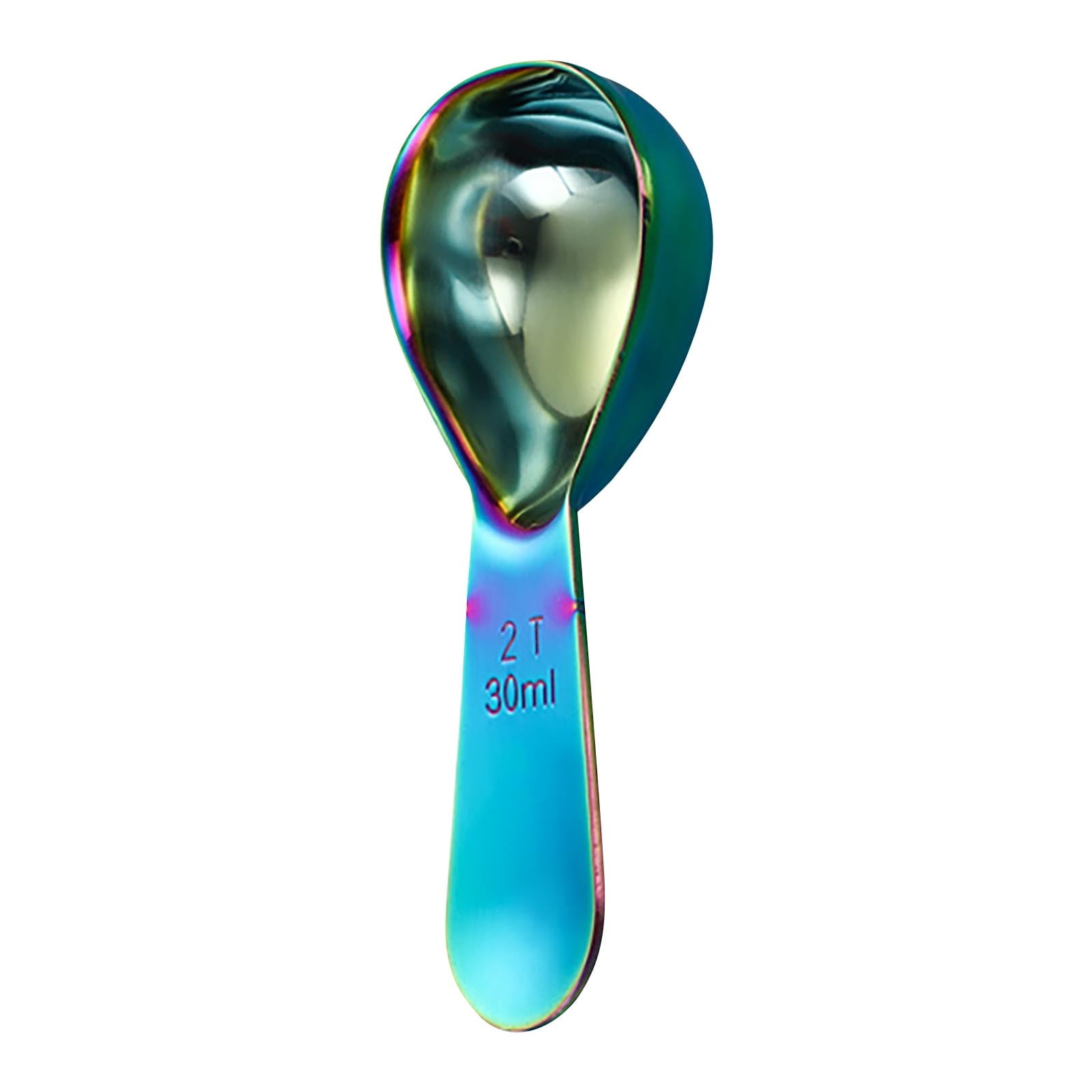 Darzheoy Coffee Scoop Stainless Steel Coffee Measuring Spoon Tablespoon Coffee Scoop Short Handle Measuring Spoon for Ground Coffee Tea Sugar Flour Coffee Scoop (30ml) D - Image 1