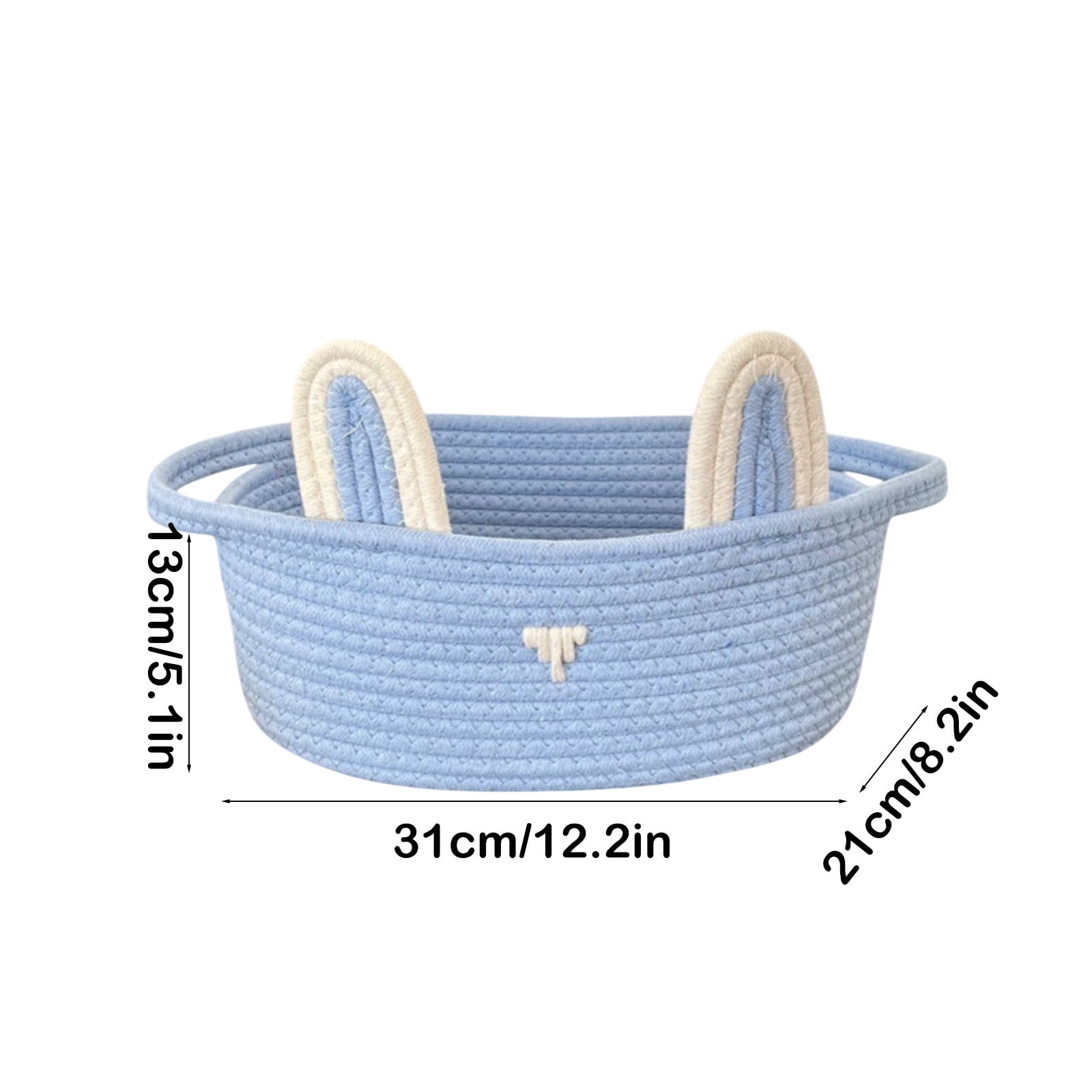 Chmadoxn Adorable Easter Bunny Basket for Kids - Perfect Easter Gift, Cute Easter Bucket Bags with Rabbit Ears for Easter Eggs Hunting, Affordable & Festive Spring Decor As Show A - Image 3