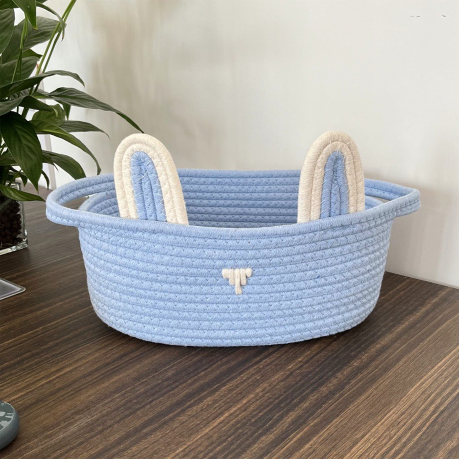 Chmadoxn Adorable Easter Bunny Basket for Kids - Perfect Easter Gift, Cute Easter Bucket Bags with Rabbit Ears for Easter Eggs Hunting, Affordable & Festive Spring Decor As Show A - Image 4
