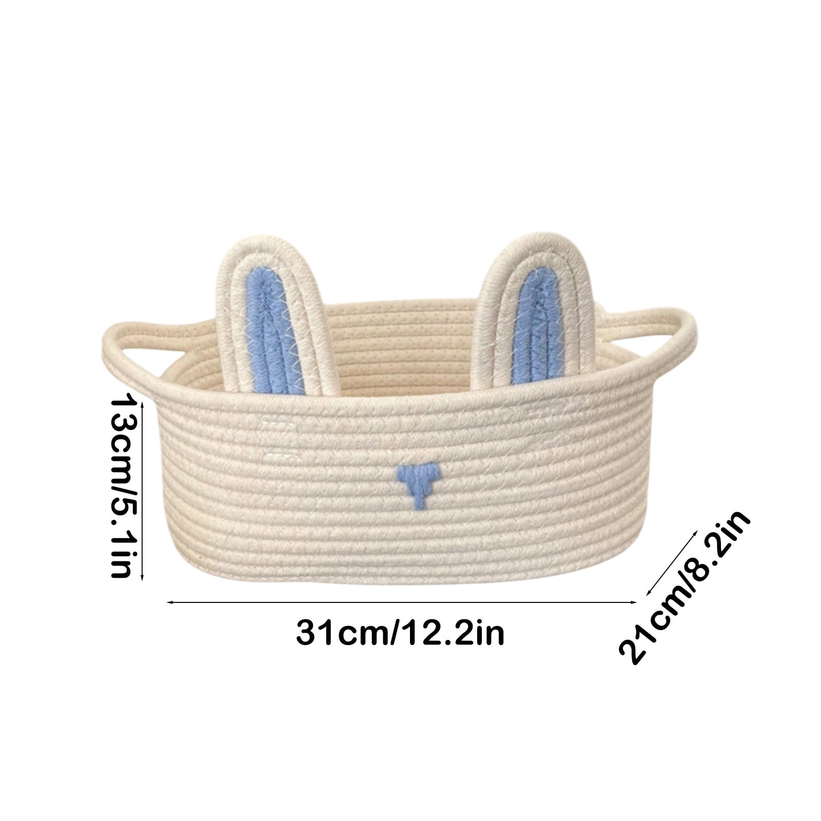 Chmadoxn Adorable Easter Bunny Basket for Kids - Perfect Easter Gift, Cute Easter Bucket Bags with Rabbit Ears for Easter Eggs Hunting, Affordable & Festive Spring Decor As Show C - Image 3