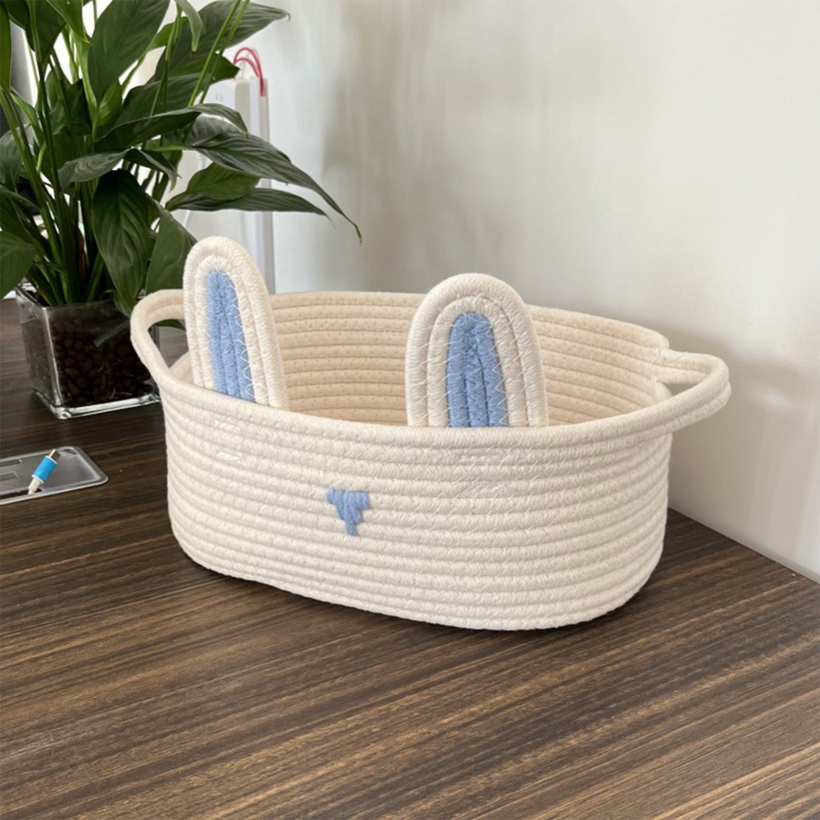 Chmadoxn Adorable Easter Bunny Basket for Kids - Perfect Easter Gift, Cute Easter Bucket Bags with Rabbit Ears for Easter Eggs Hunting, Affordable & Festive Spring Decor As Show C - Image 4