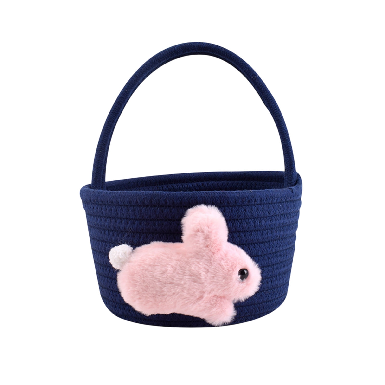 Chmadoxn Adorable Easter Bunny Basket for Kids - Perfect Easter Gift, Cute Easter Bucket Bags with Rabbit Ears for Easter Eggs Hunting, Affordable & Festive Spring Decor As Show D - Image 2