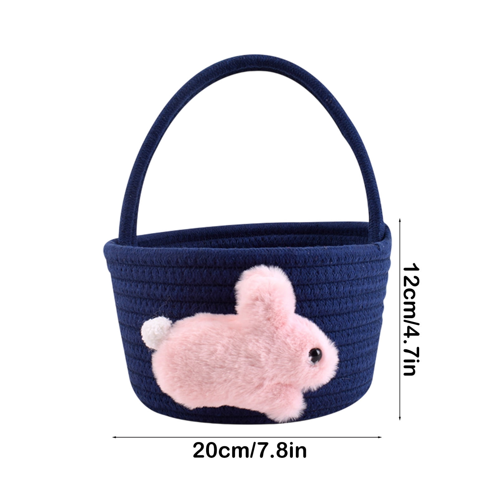 Chmadoxn Adorable Easter Bunny Basket for Kids - Perfect Easter Gift, Cute Easter Bucket Bags with Rabbit Ears for Easter Eggs Hunting, Affordable & Festive Spring Decor As Show D - Image 3