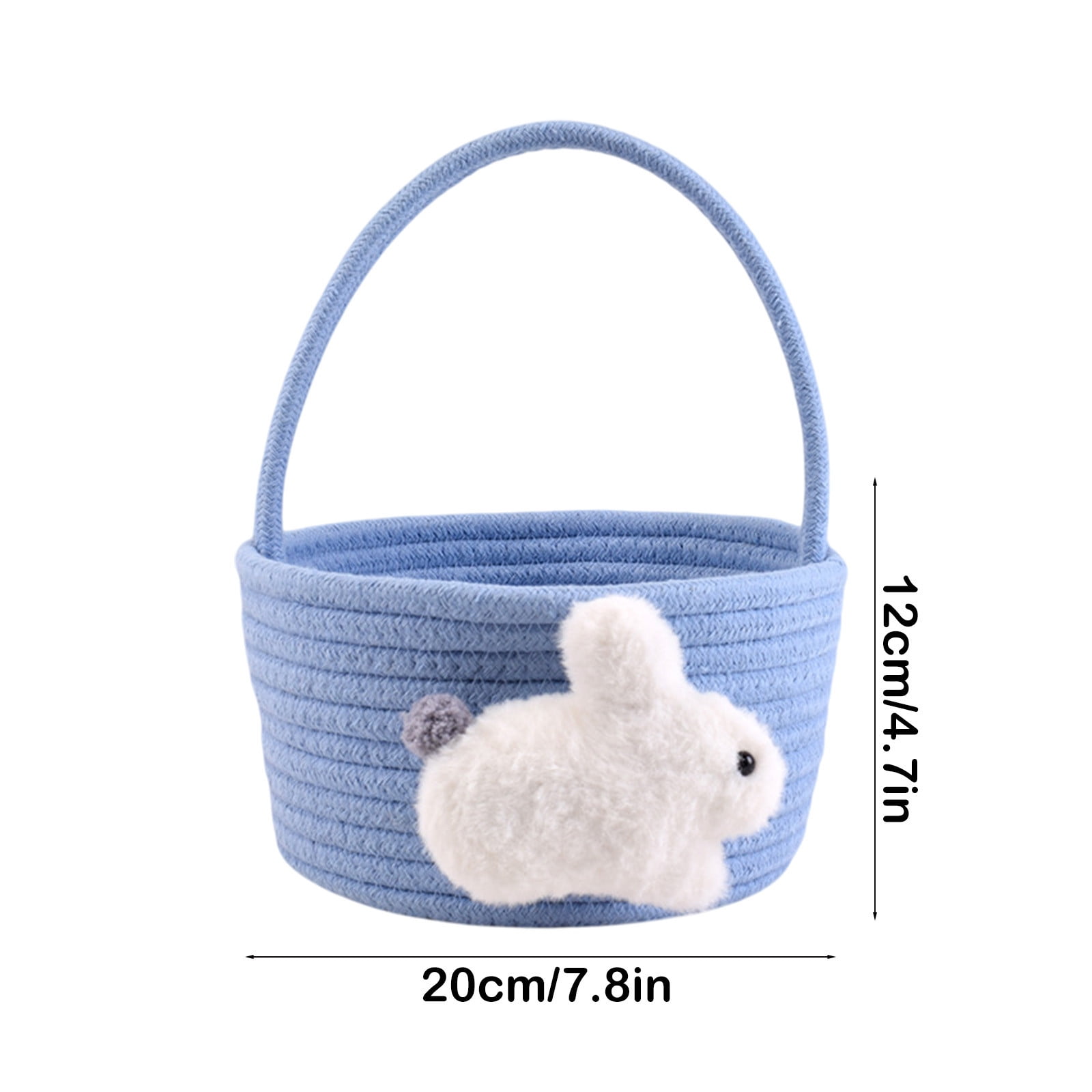 Chmadoxn Adorable Easter Bunny Basket for Kids - Perfect Easter Gift, Cute Easter Bucket Bags with Rabbit Ears for Easter Eggs Hunting, Affordable & Festive Spring Decor As Show E - Image 3