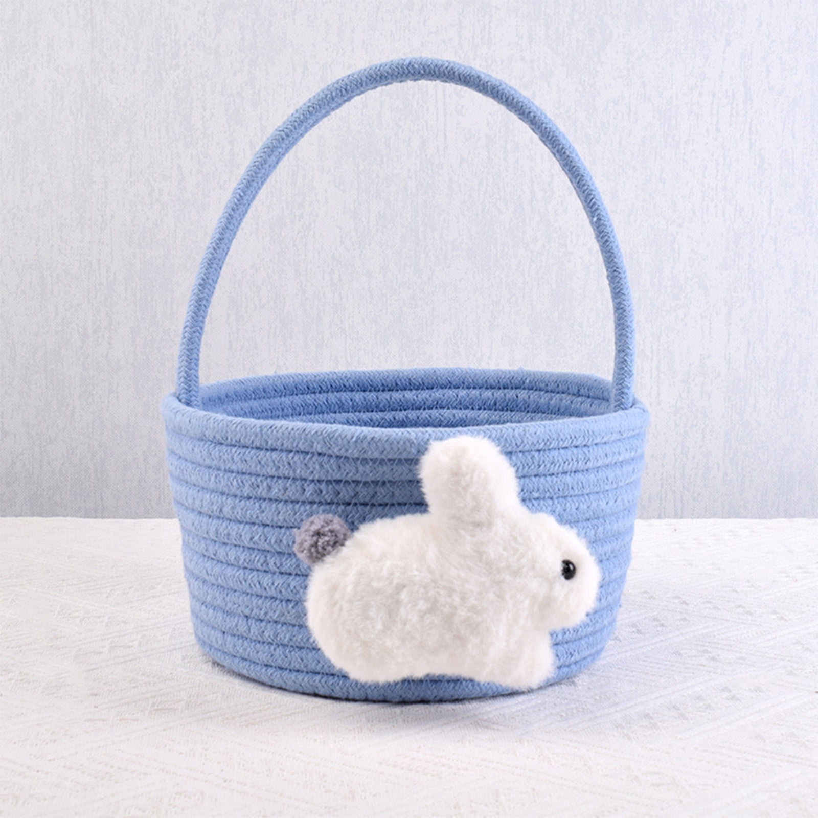 Chmadoxn Adorable Easter Bunny Basket for Kids - Perfect Easter Gift, Cute Easter Bucket Bags with Rabbit Ears for Easter Eggs Hunting, Affordable & Festive Spring Decor As Show E - Image 4