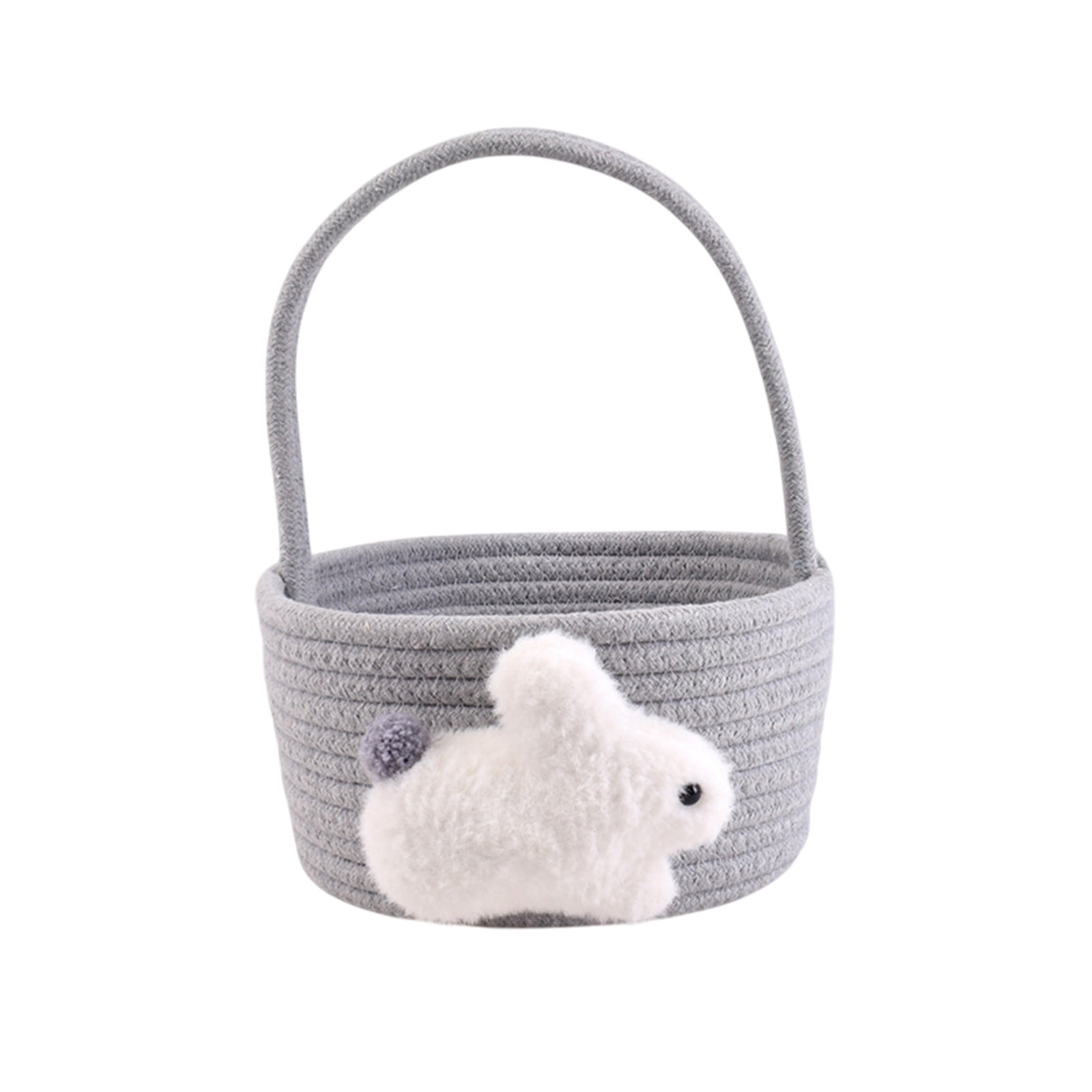 Chmadoxn Adorable Easter Bunny Basket for Kids - Perfect Easter Gift, Cute Easter Bucket Bags with Rabbit Ears for Easter Eggs Hunting, Affordable & Festive Spring Decor As Show F - Image 2