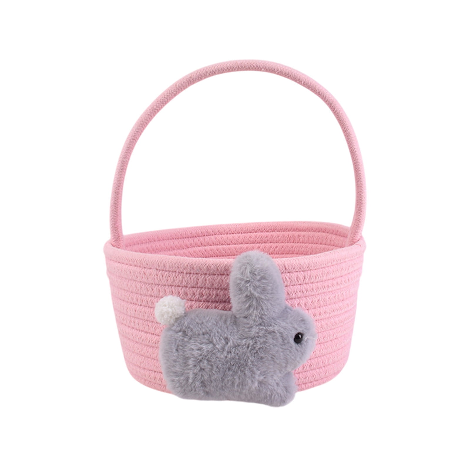 Chmadoxn Adorable Easter Bunny Basket for Kids - Perfect Easter Gift, Cute Easter Bucket Bags with Rabbit Ears for Easter Eggs Hunting, Affordable & Festive Spring Decor As Show G - Image 2