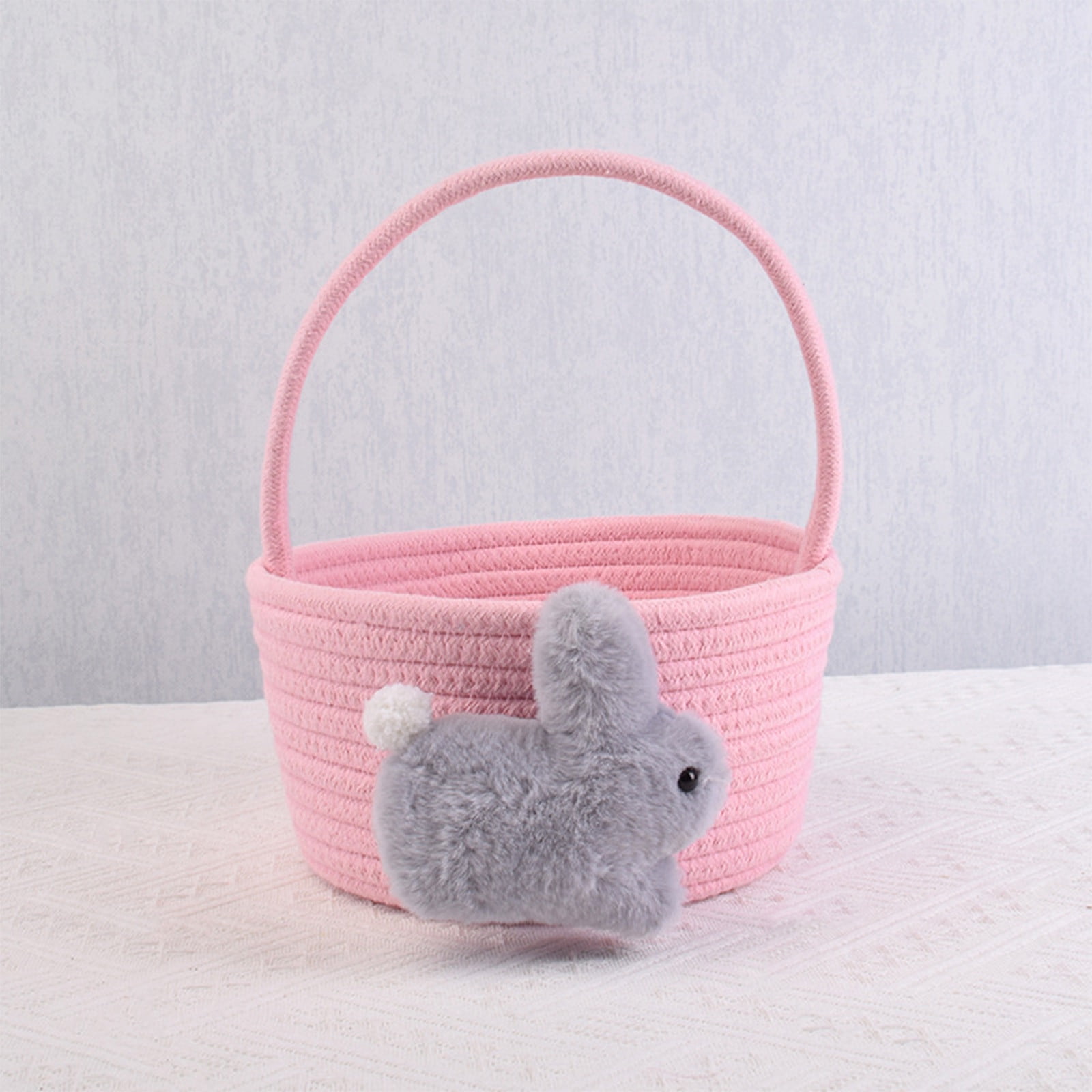 Chmadoxn Adorable Easter Bunny Basket for Kids - Perfect Easter Gift, Cute Easter Bucket Bags with Rabbit Ears for Easter Eggs Hunting, Affordable & Festive Spring Decor As Show G - Image 5