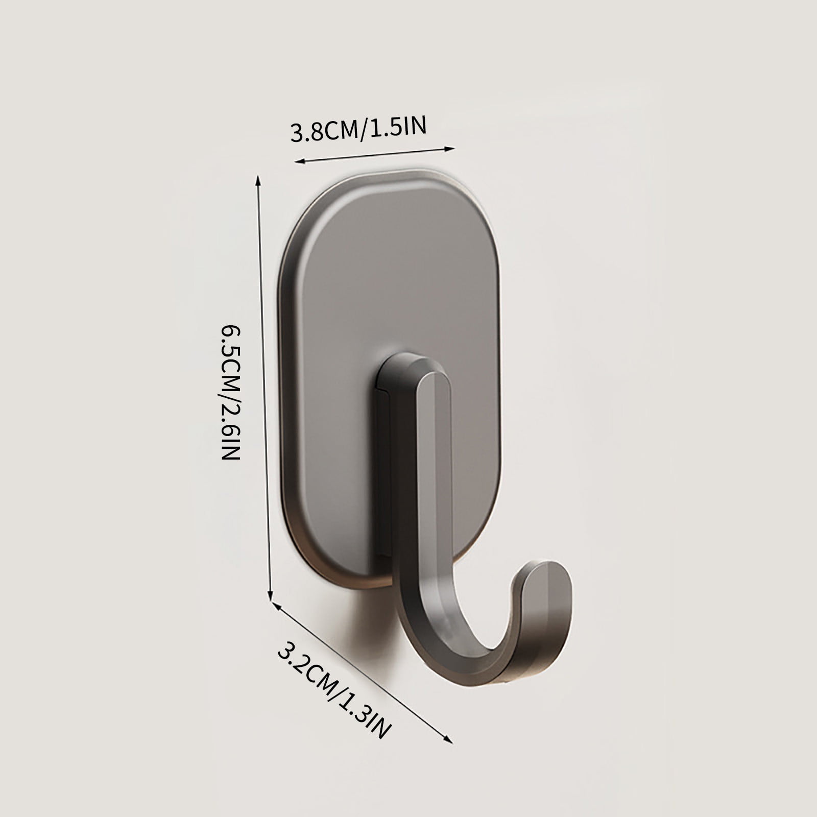 Darzheoy Magnetic Hook for Kitchen Refrigerator, Magnets Hooks Key Towel Storage Holder Bathroom Hangers, Strong Magnet Bar Hooks Storage Hanger Hanging Kitchen Utensil Black - Image 2