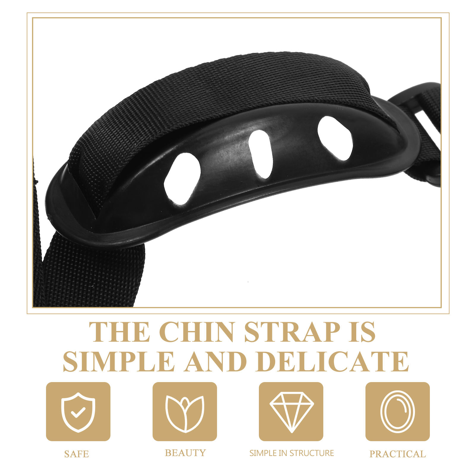 HOOWIFFY Nylon Chin Guard with Plastic Frame, Easy to Use, 2 Pieces for Comfortable - Image 6