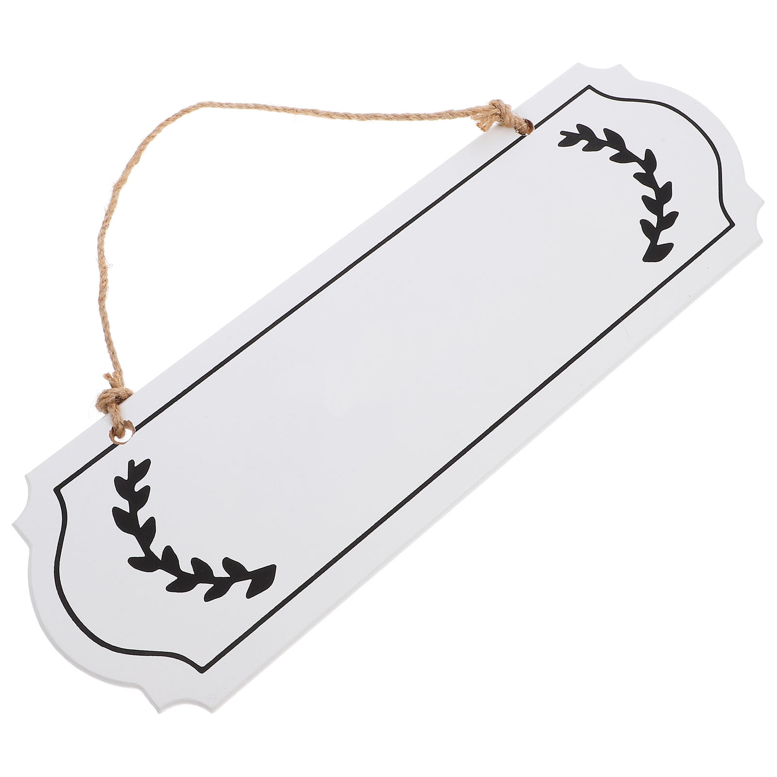HOOWIFFY Unfinished Wood Plaque Blank White Sign for DIY Writing Decor - Image 5