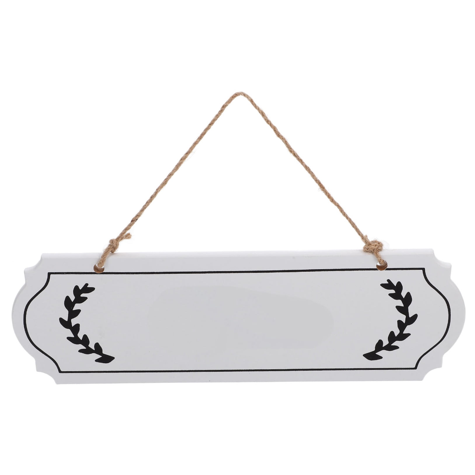 HOOWIFFY Unfinished Wood Plaque Blank White Sign for DIY Writing Decor - Image 6