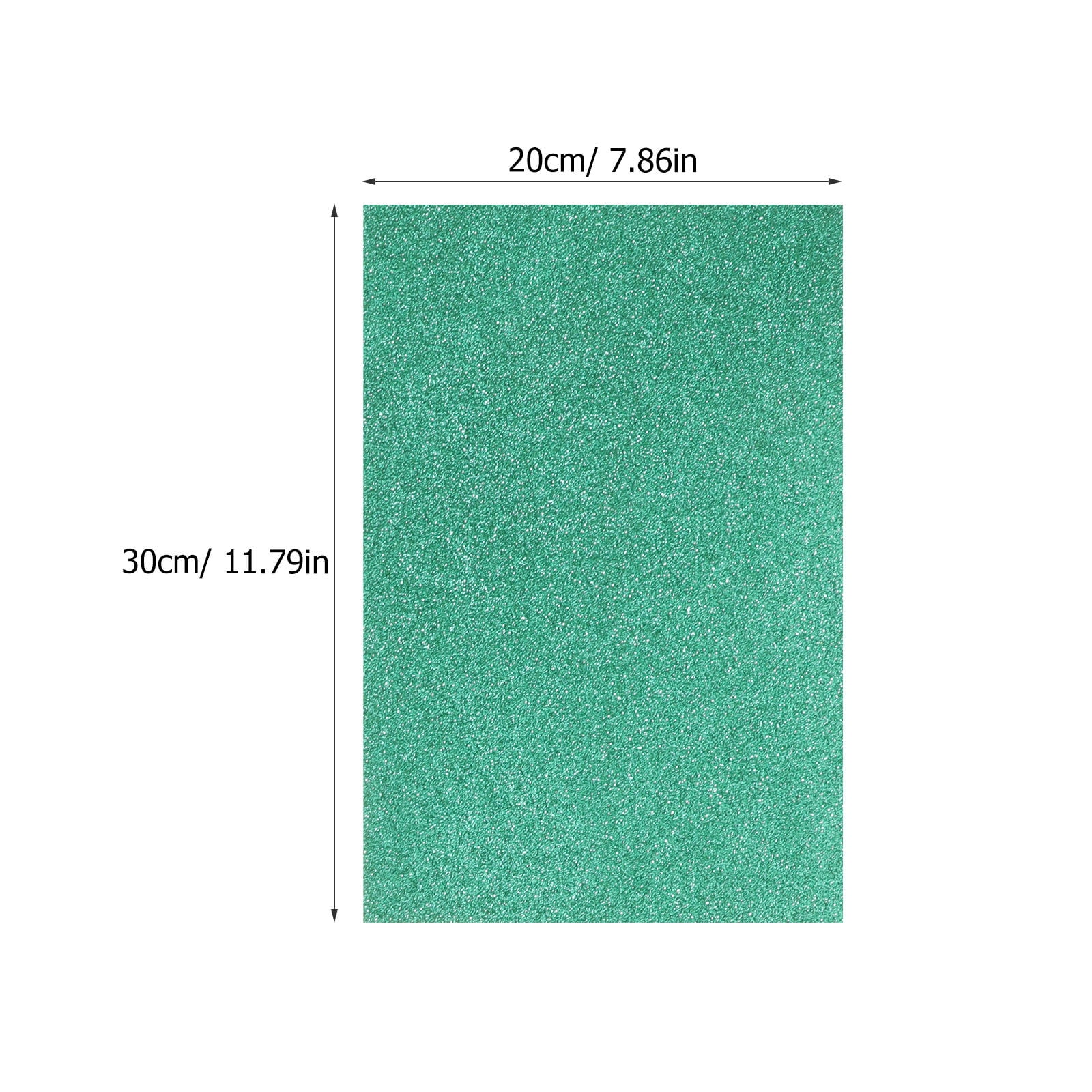 HOOWIFFY A4 Adhesive Glitter Foam Sheet for Handmade Crafts and Party Decor - Image 2