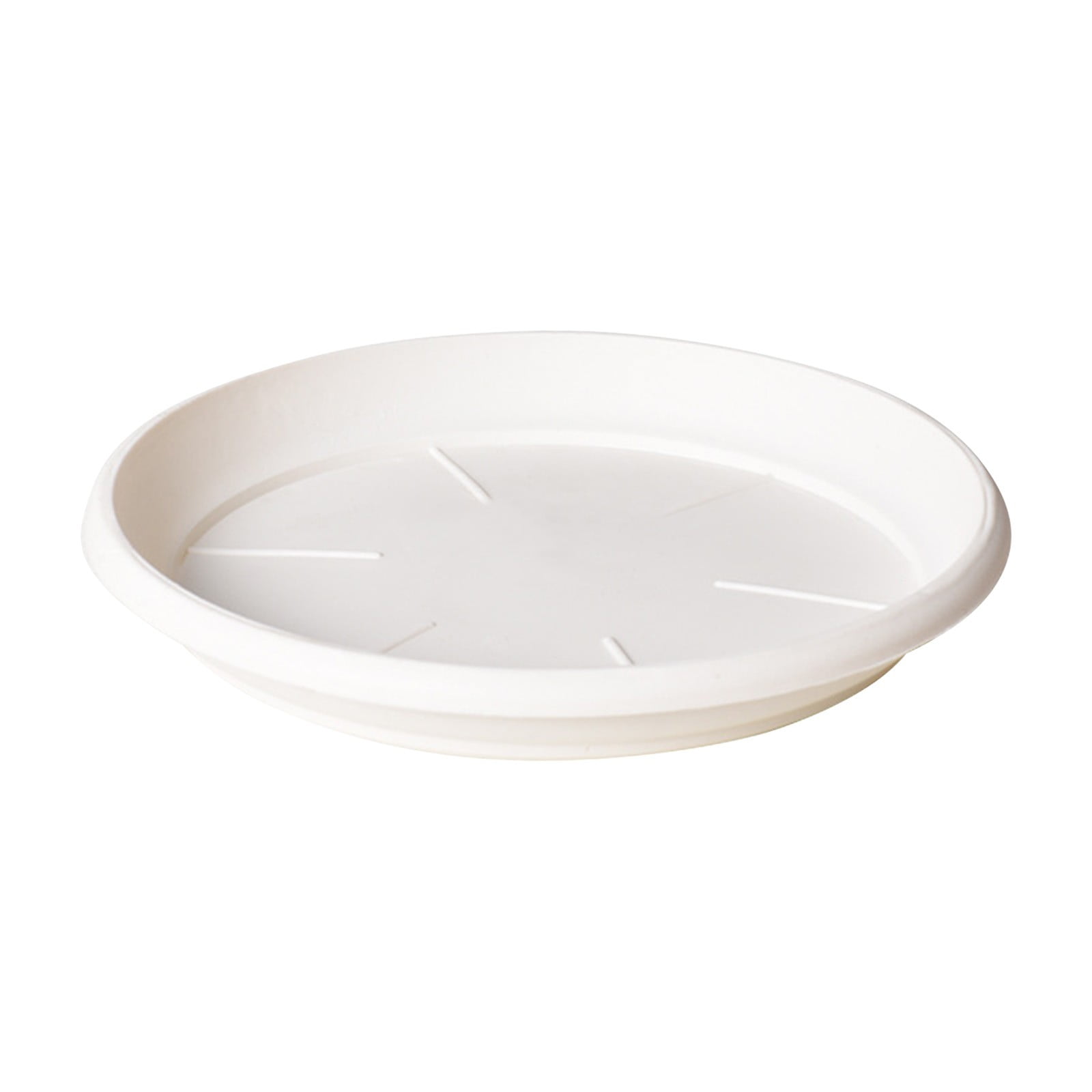 Darzheoy 6 Pack Plant Saucer Tray 3.6 inch, Heavy Duty Plastic Pot Plant Drip Trays Saucers for Indoors Outdoor, Plant Water Tray for Planters 5.3