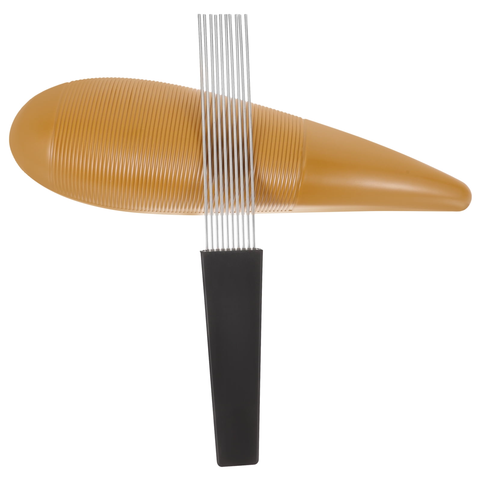SKISUNO Cylinder Guiro Handheld Percussion Instrument Set for Beginners, Musical Instrument 12.2x3.3x3.3in - Image 1