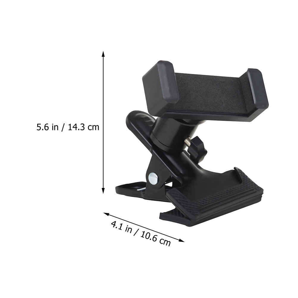 HOOWIFFY Guitar Phone Mount Metal Holder Black for Music Scores and Video Recording 2Pcs - Image 2