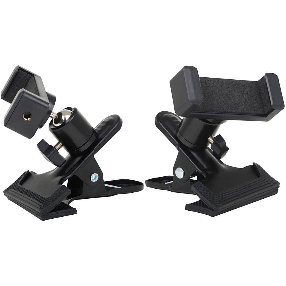 HOOWIFFY Guitar Phone Mount Metal Holder Black for Music Scores and Video Recording 2Pcs - Image 7