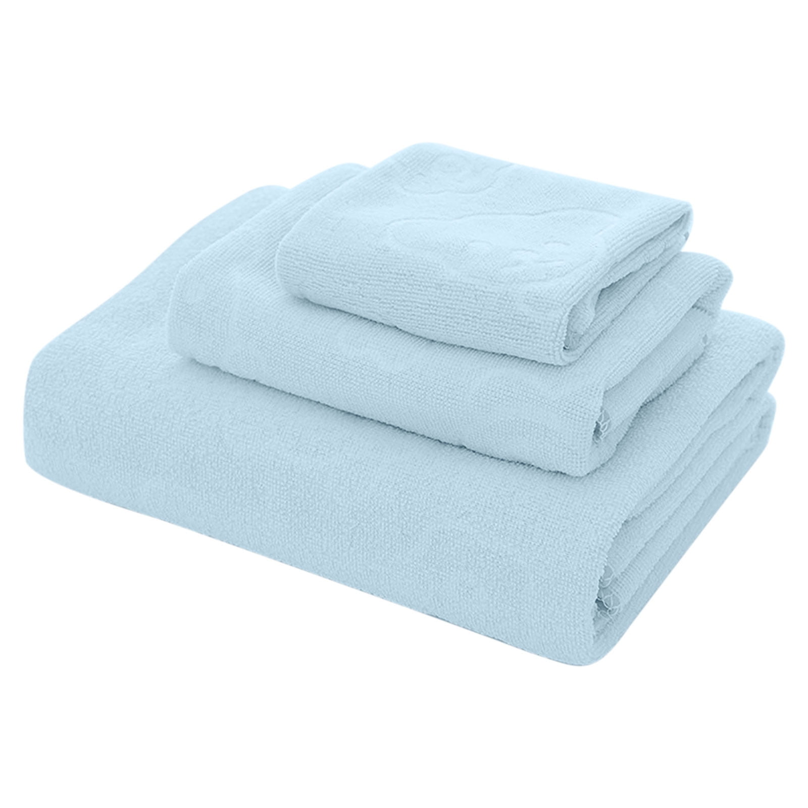 AYktou Bath Towels 3 Pack Cotton Bathroom Set,Contains a Bath Towels 28*56