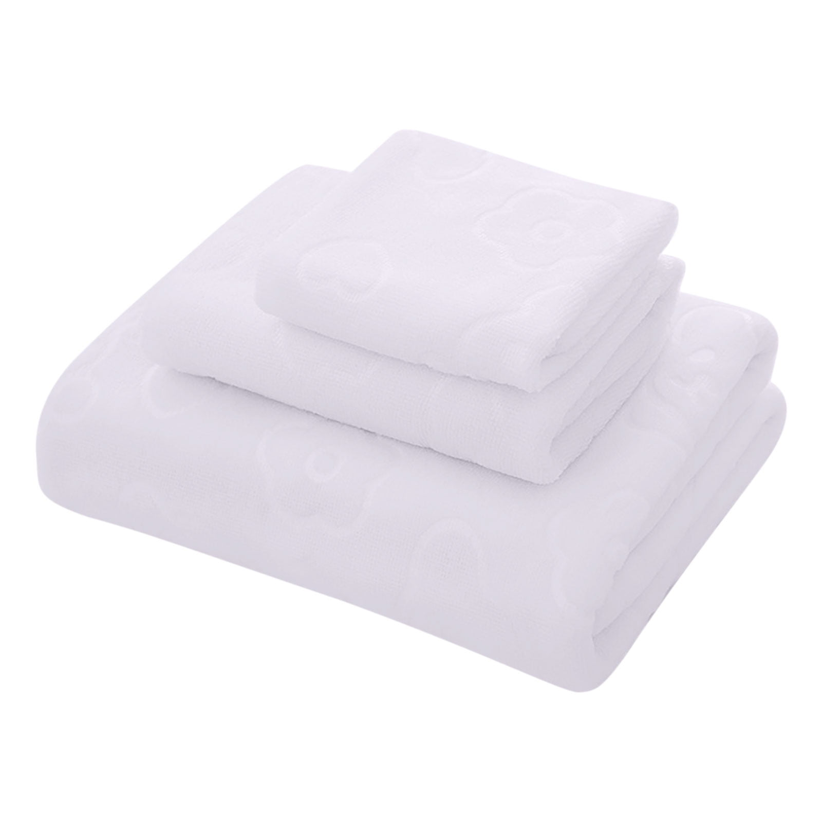 AYktou Bath Towels 3 Pack Cotton Bathroom Set,Contains a Bath Towels 28*56