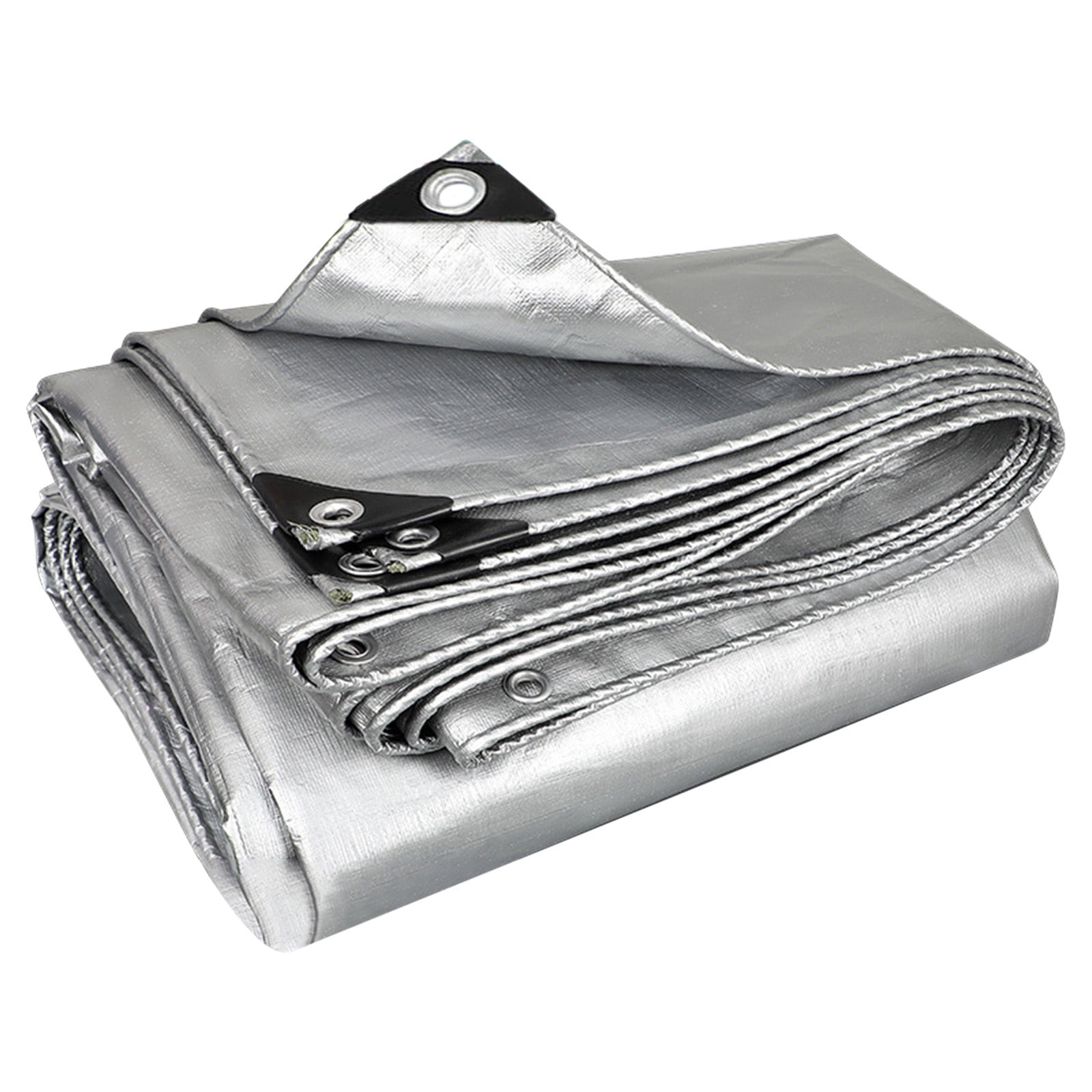 Darzheoy Heavy Duty Tarp Cover, Thick Tarps Waterproof Tear and Rip Proof UV Resistant Tarpaulin with Reinforced Grommets and Edges D - Image 1