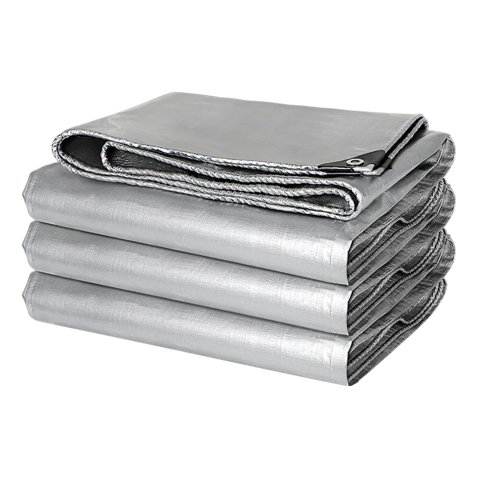 Darzheoy Heavy Duty Tarp Cover, Thick Tarps Waterproof Tear and Rip Proof UV Resistant Tarpaulin with Reinforced Grommets and Edges E - Image 1