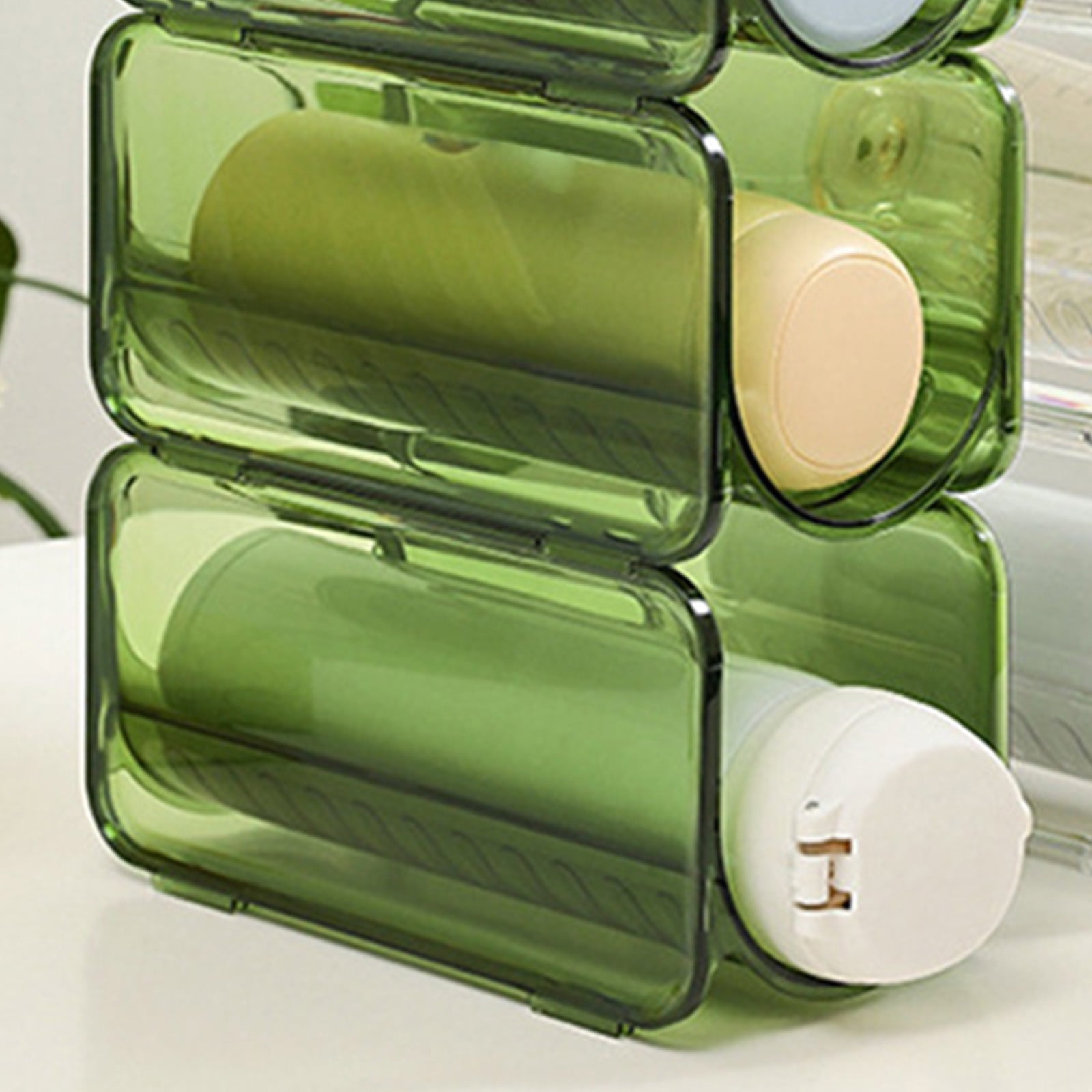 AYktou Wine Rack Water Bottle Organizer Sodas Can Organizer,Stackable Cabinet Organizer Bottle Plastic Water Bottle Holder Can Organizer for Countertop,Table Top,Pantry,Fridge E - Image 3