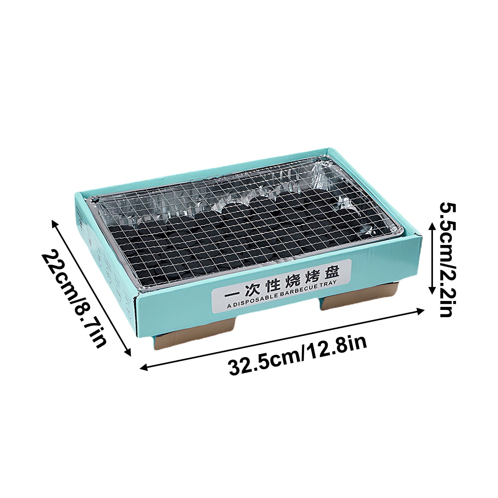 Kdkad Disposable BBQ Grill – Portable Outdoor Picnic, Cam& Group Gatherings – Low-Smoke Stainless Steel Kraft Paper Tray with Fast-Burning Charcoal – Easy Baking & Grilling - Image 3