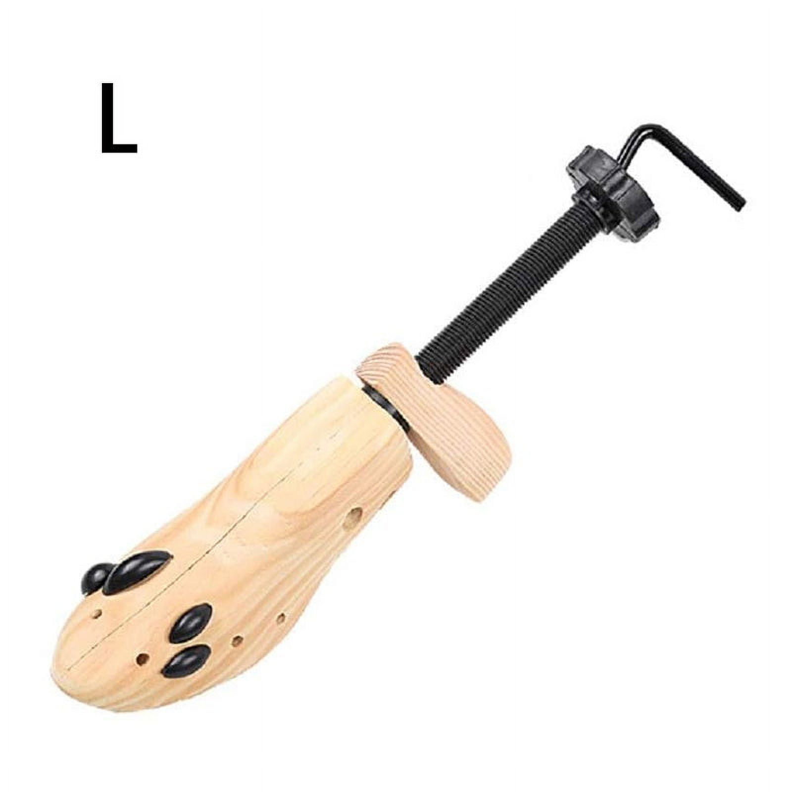 Darzheoy Shoe Stretcher for Men and Women Professional Shoe Adjustable Width & Length, Size 42-46, Wood (Includes Only 1 Shoe Stretcher) M Brown - Image 3