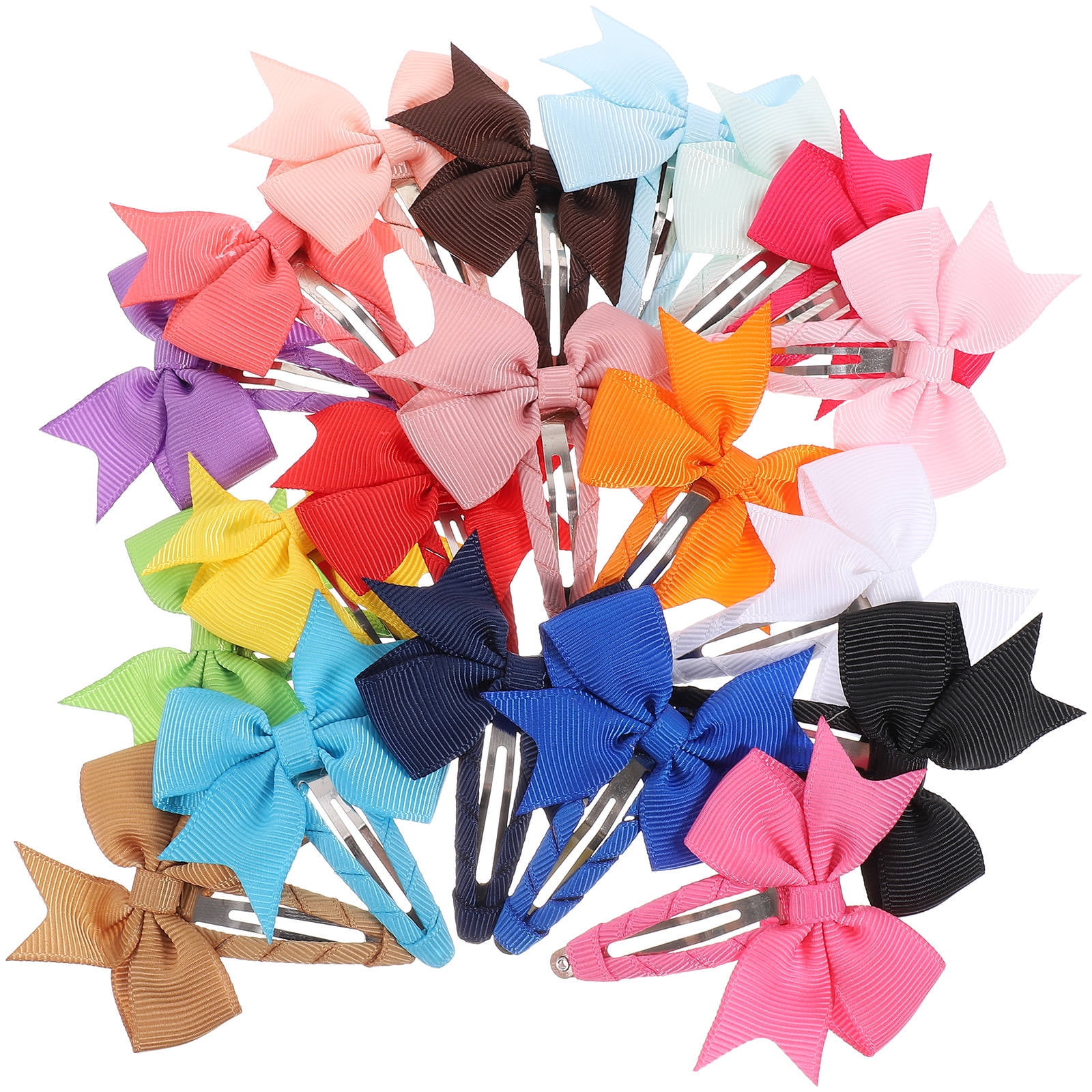 SKISUNO Decorative Hair Clip Girls 20Pcs 2.8X2.2In - Image 1