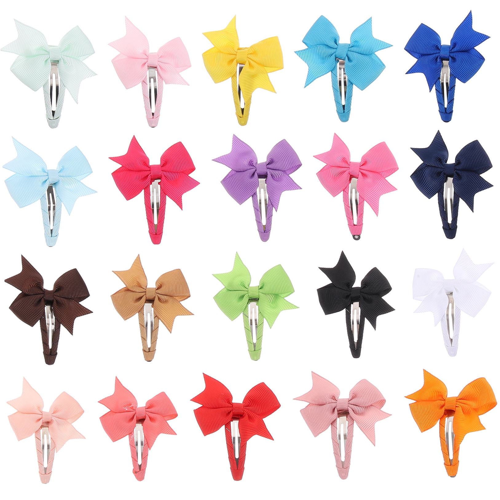 SKISUNO Decorative Hair Clip Girls 20Pcs 2.8X2.2In - Image 5