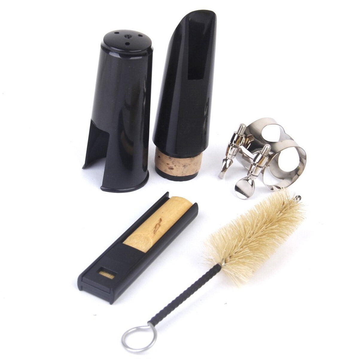 Clarinet Mouthpiece with Cleaning Kit (Black) Black - Image 1