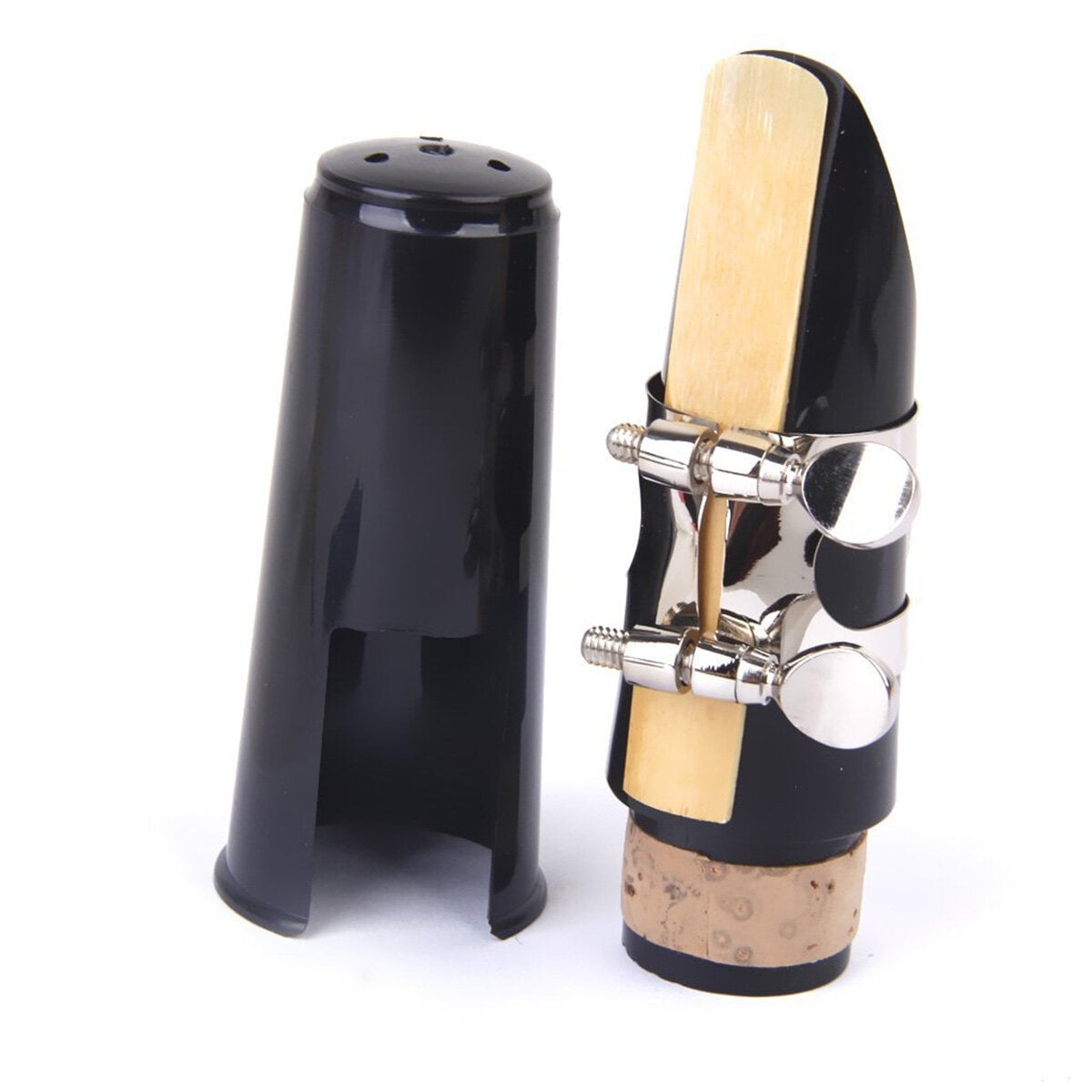 Clarinet Mouthpiece with Cleaning Kit (Black) Black - Image 2