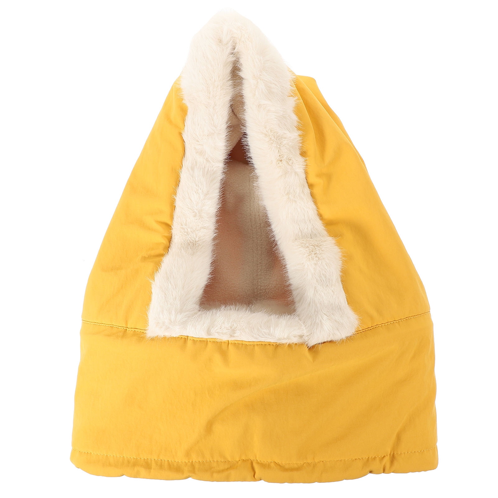 SKISUNO Cycling Mask Hood Orange Fleece Neck Warmer 1Pcs 15.7X9.8in - Image 3