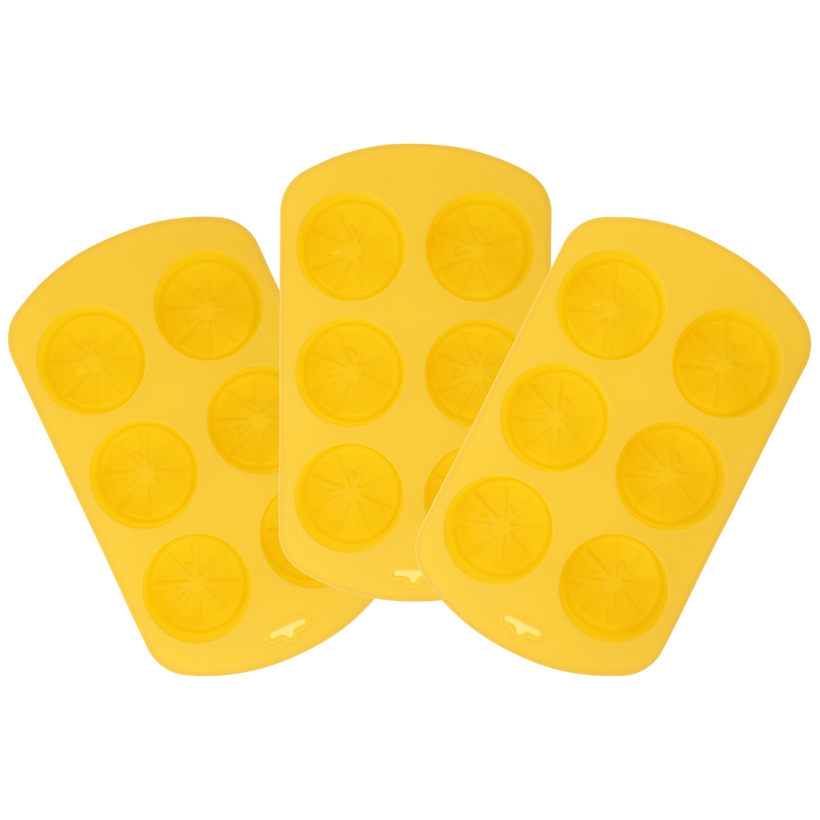HOOWIFFY Silicone Baking Mold Lemon Slice Shaped for Soap Making Yellow 3Pcs - Image 7