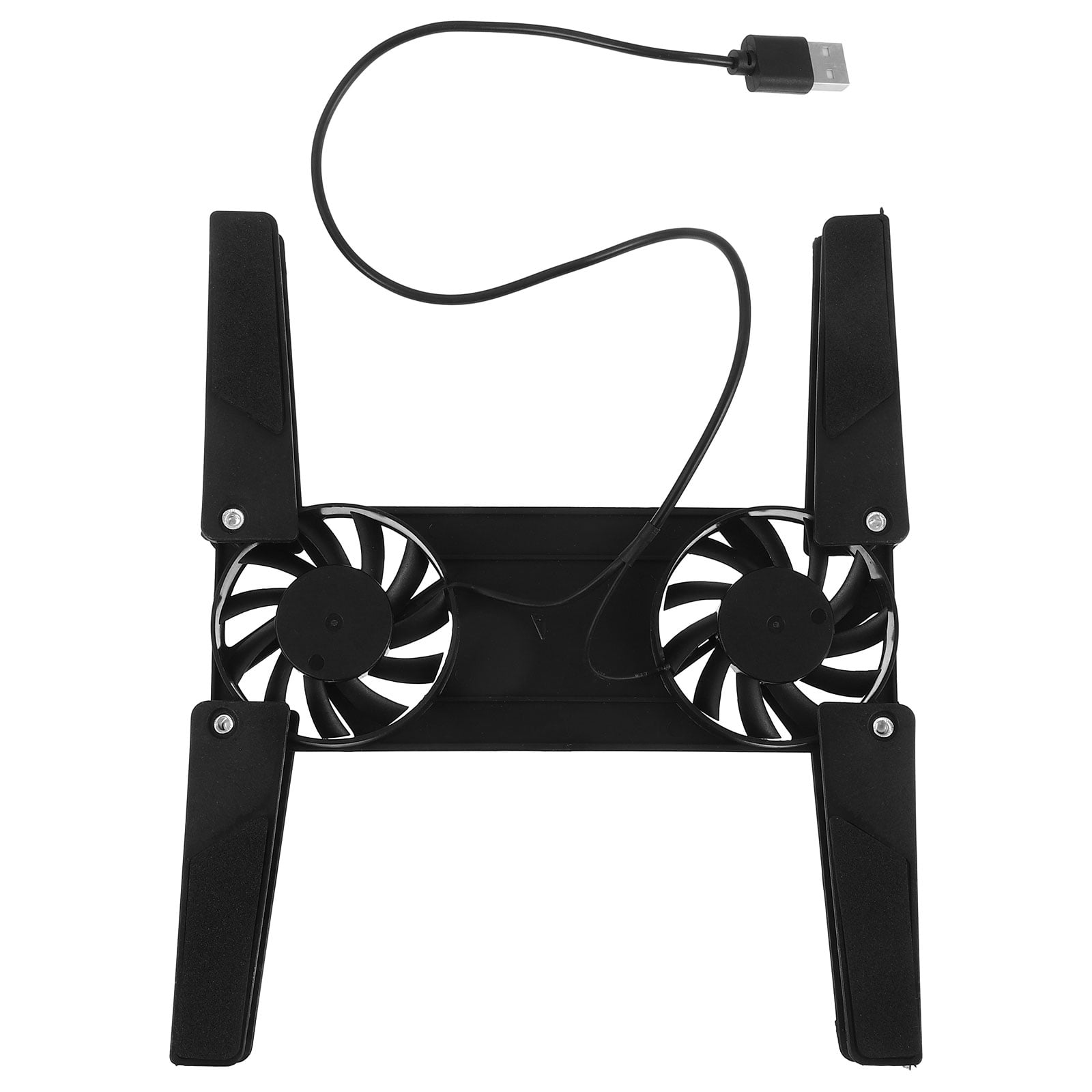 WHAMVOX Laptop Cooling Pad with Fan, Notebook Cooler Radiator Ventilation, Black, Efficient Heat Dissipation - Image 4