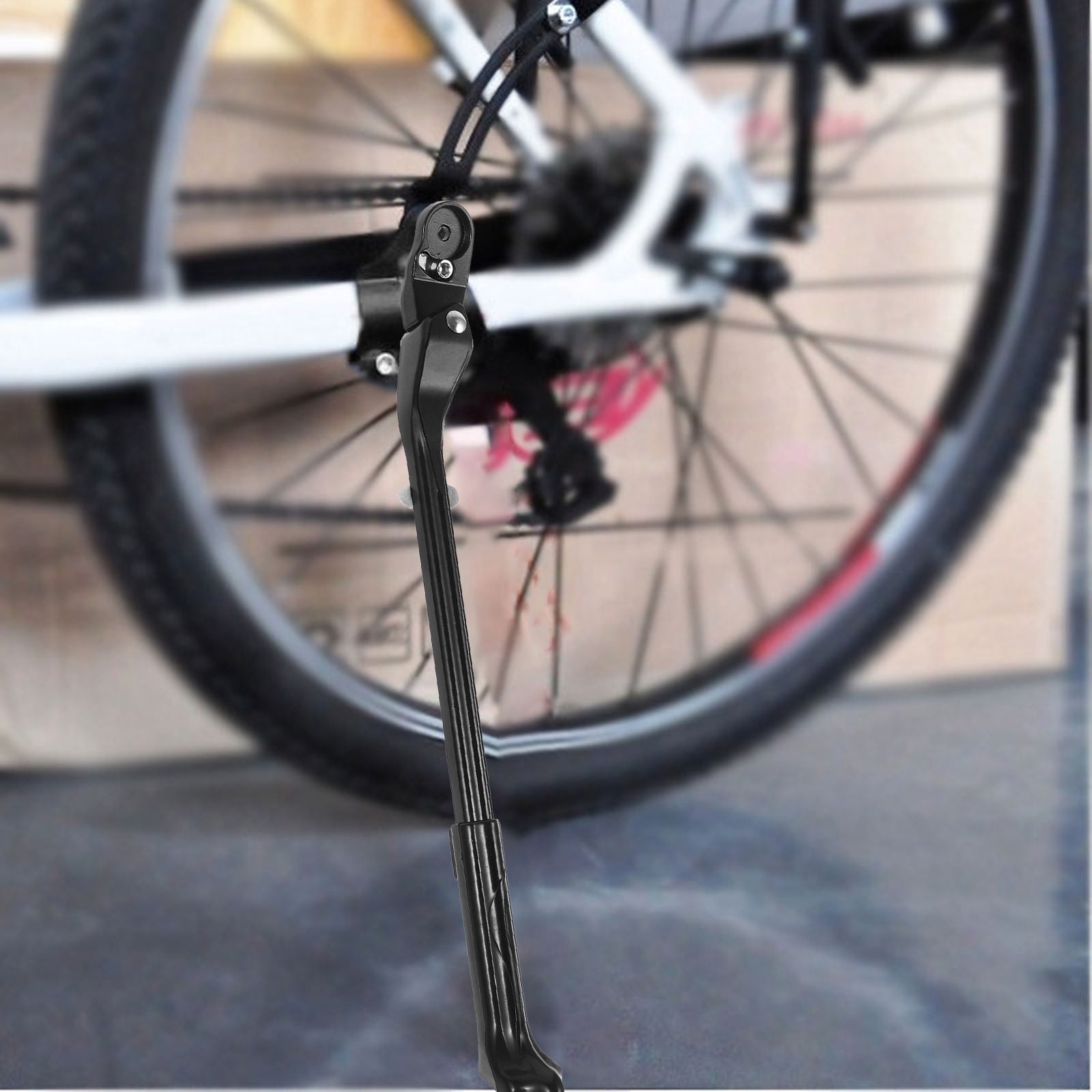 WHAMVOX Adjustable Rear Kickstand for Mountain Bikes Rack Support Black - Image 8