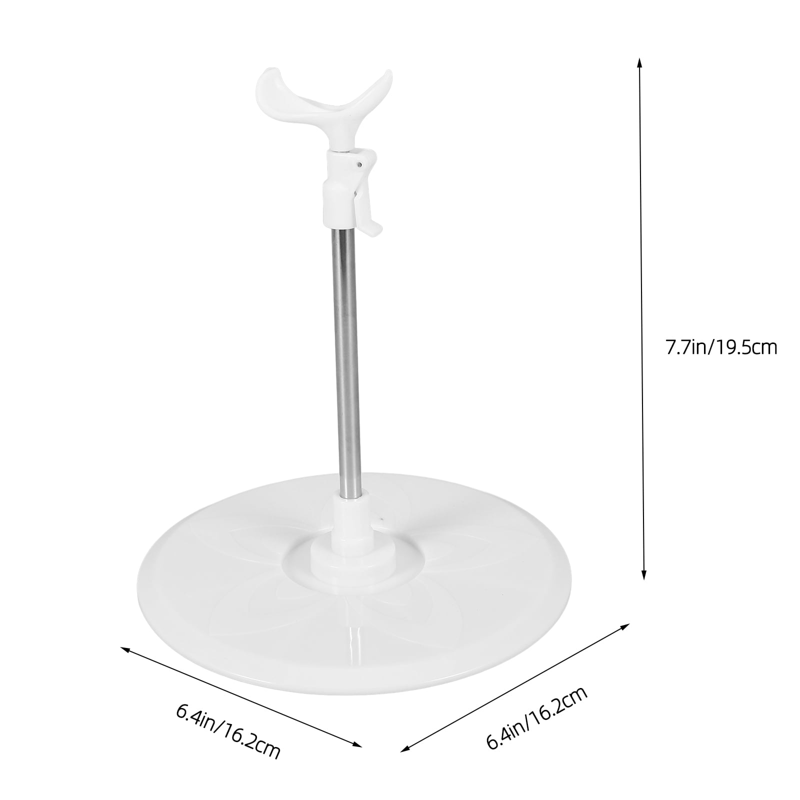 WHAMVOX Adjustable Metal Doll Display Stand Holder for Desktop, Organizer for Collectible Dolls and Figures - Image 2