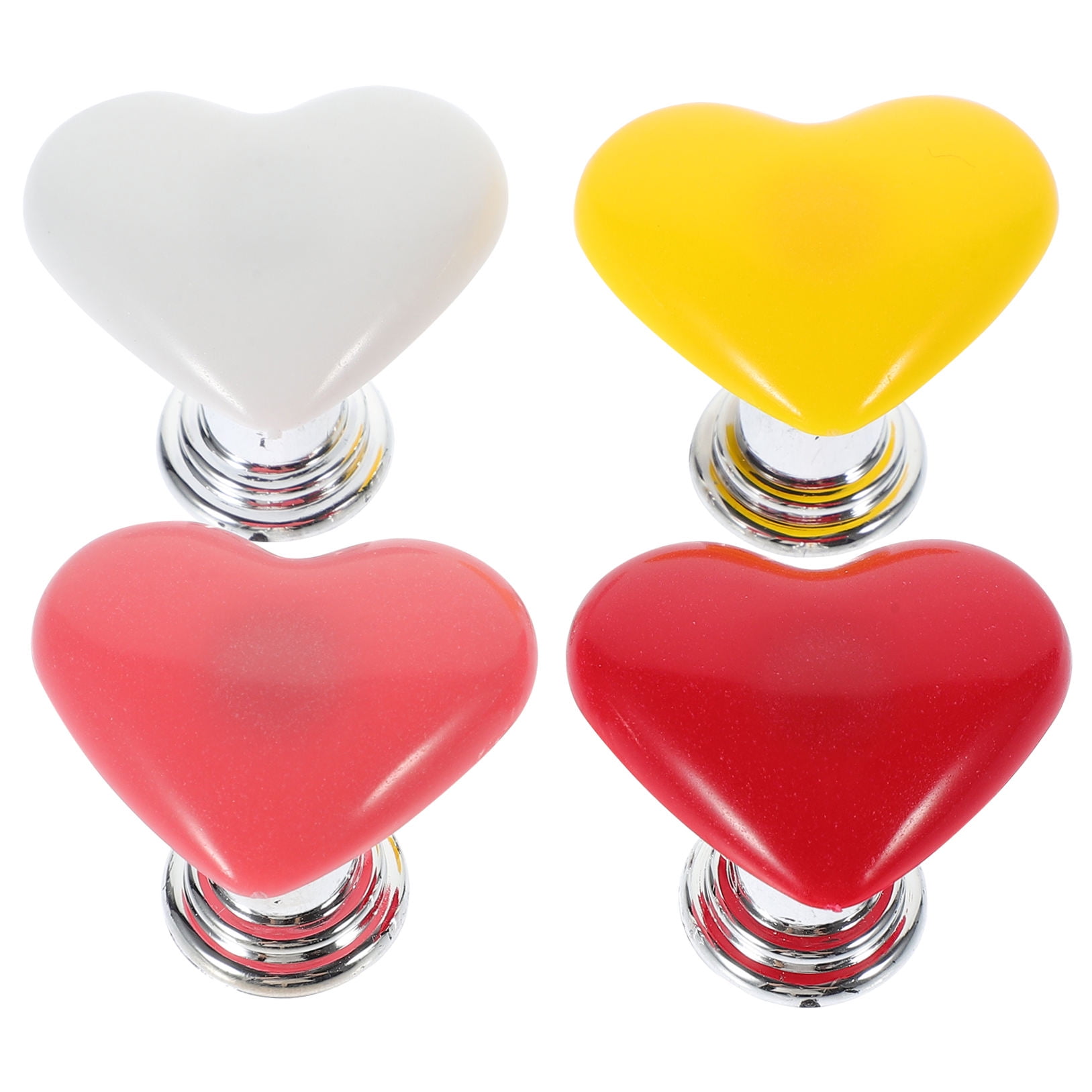 HOOWIFFY Toilet Tank Button Handle Set, Plastic Replacement, Creative Design, 4 Pieces - Image 5