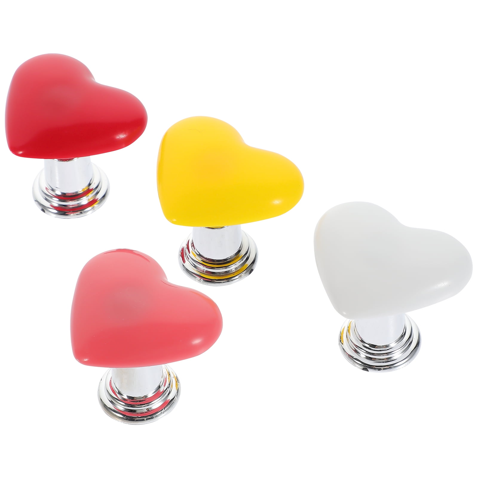 HOOWIFFY Toilet Tank Button Handle Set, Plastic Replacement, Creative Design, 4 Pieces - Image 7