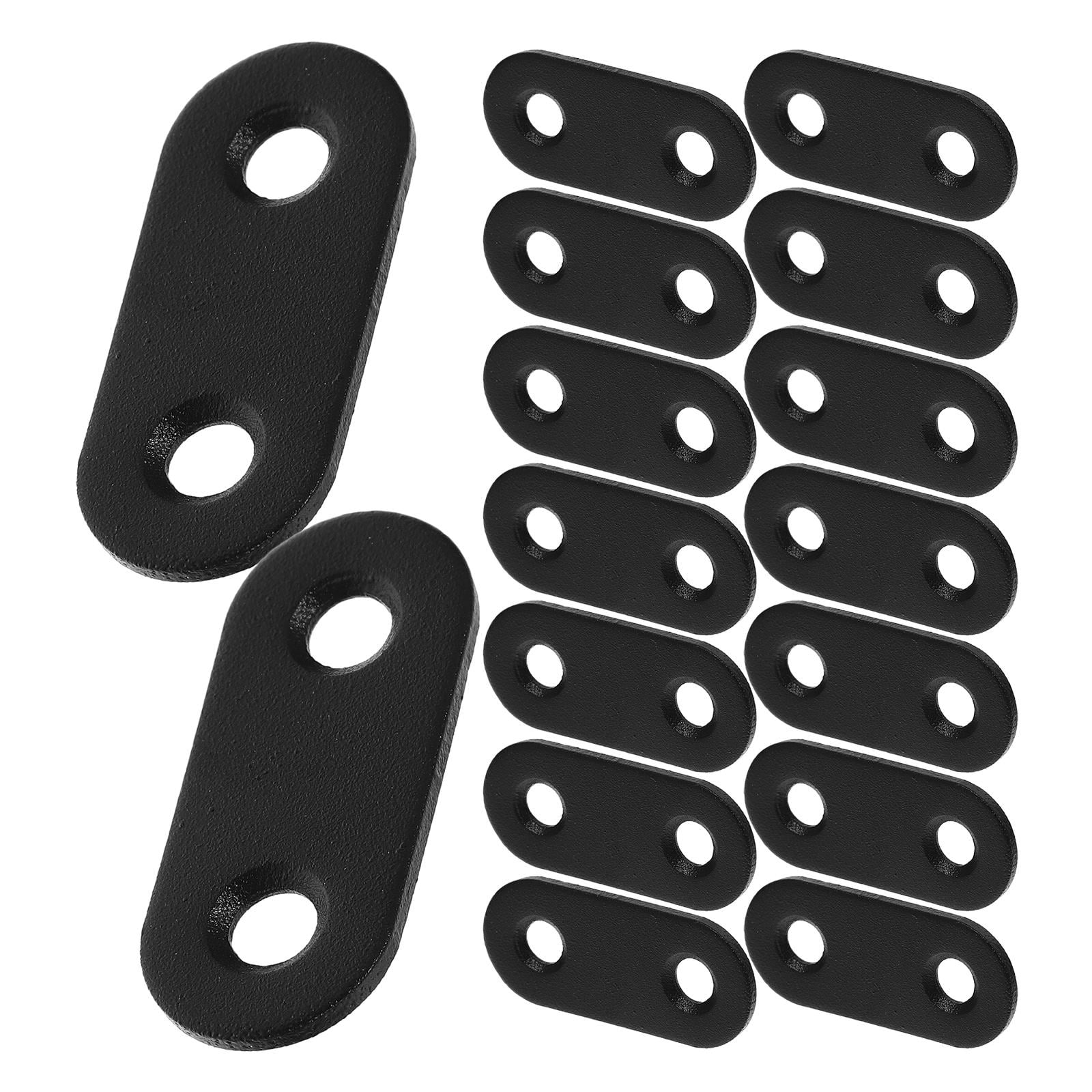 WHAMVOX 16 Sets Flat Corner Braces Straight Mending Plates Metal Fixing Corner Brace with Screws - Image 4